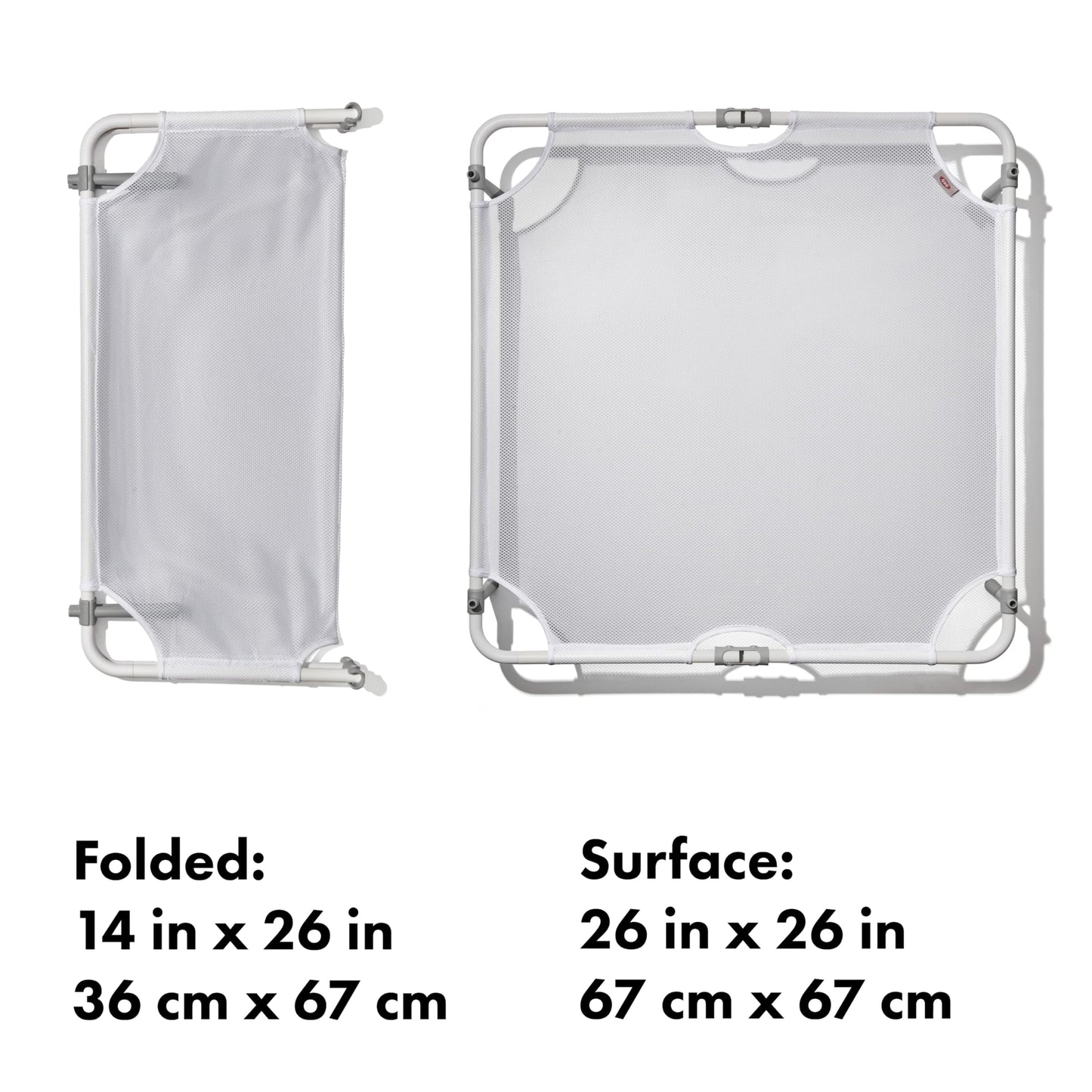 OXO Good Grips Folding Sweater Dryer, White, 26" sq. x 4-1/2" h