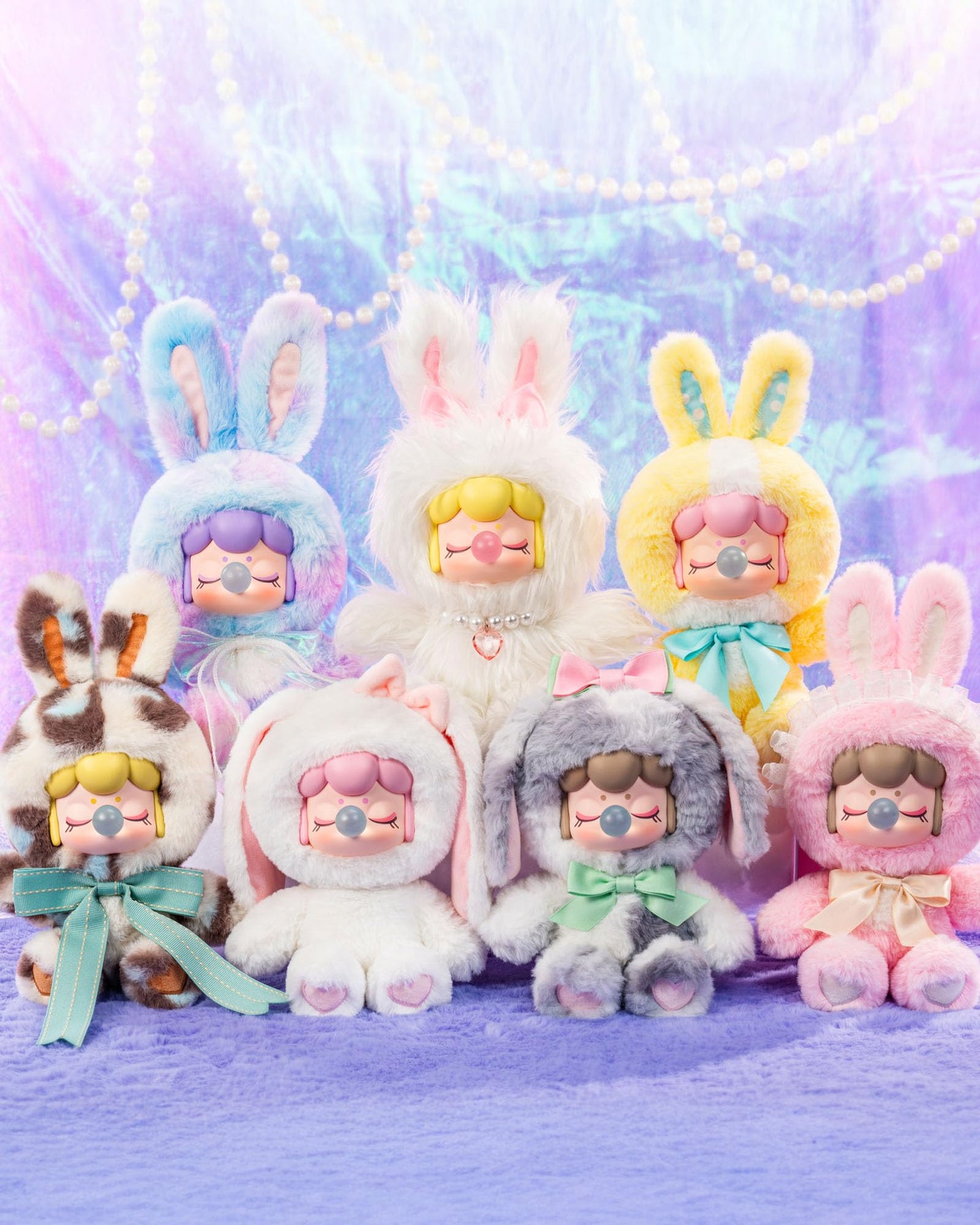 Rolife Nanci Bunny Stuffed Animal Plush Doll,8-11 Inches Cute Anime Blind Box Figures,Mystery Box Popular Soft Collectible Toy for Toddlers Baby Girls Women,Creative Christmas Birthday Gifts