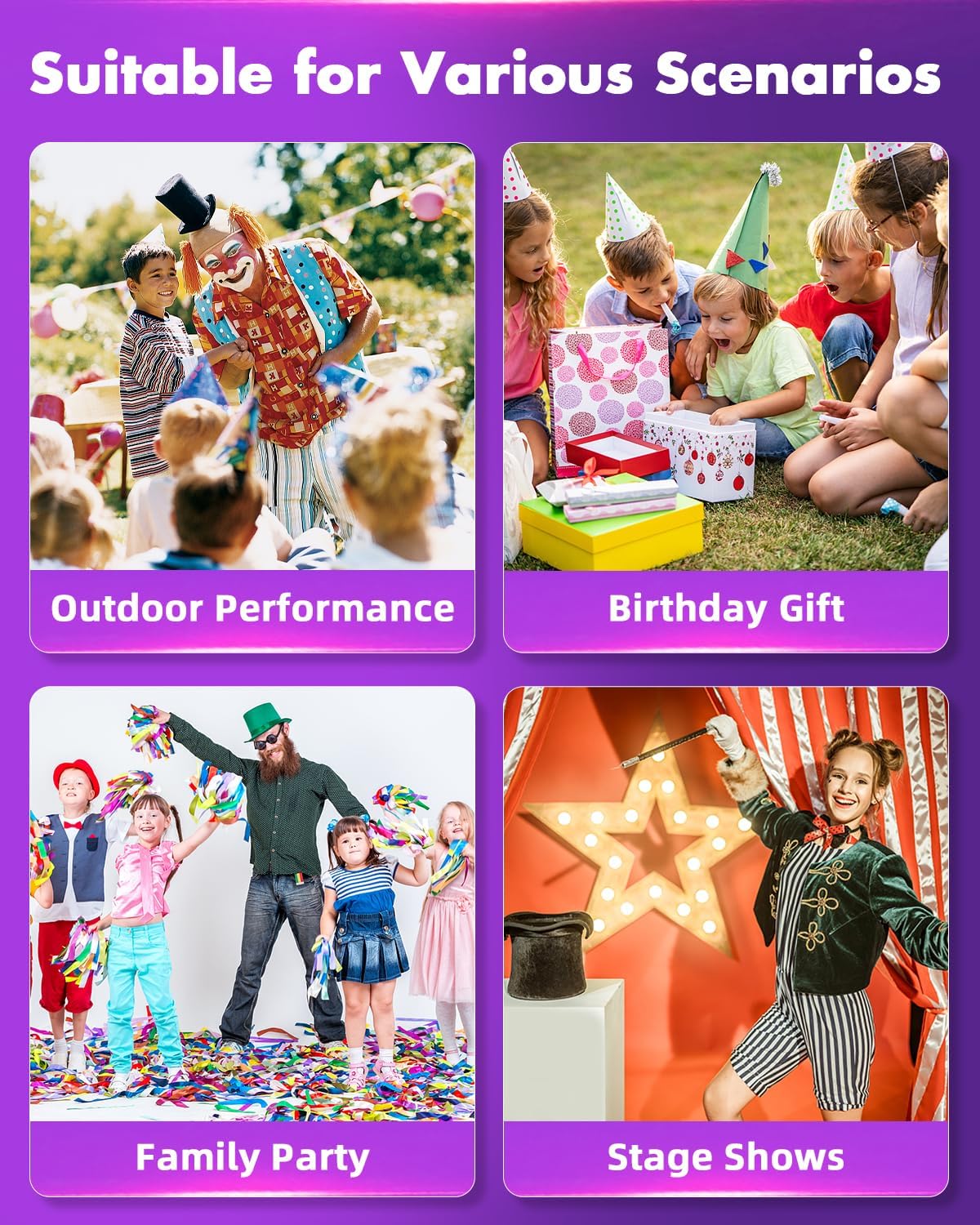 AEROQUEST Magic Kit, Magician Set with 300+ Tricks, Wand, Instruction Manual and Video for Beginners, Ideal for Kids, Boys, Girls of 6 7 8 9 10 11 12 Years Old (Magic 300+ Kit)