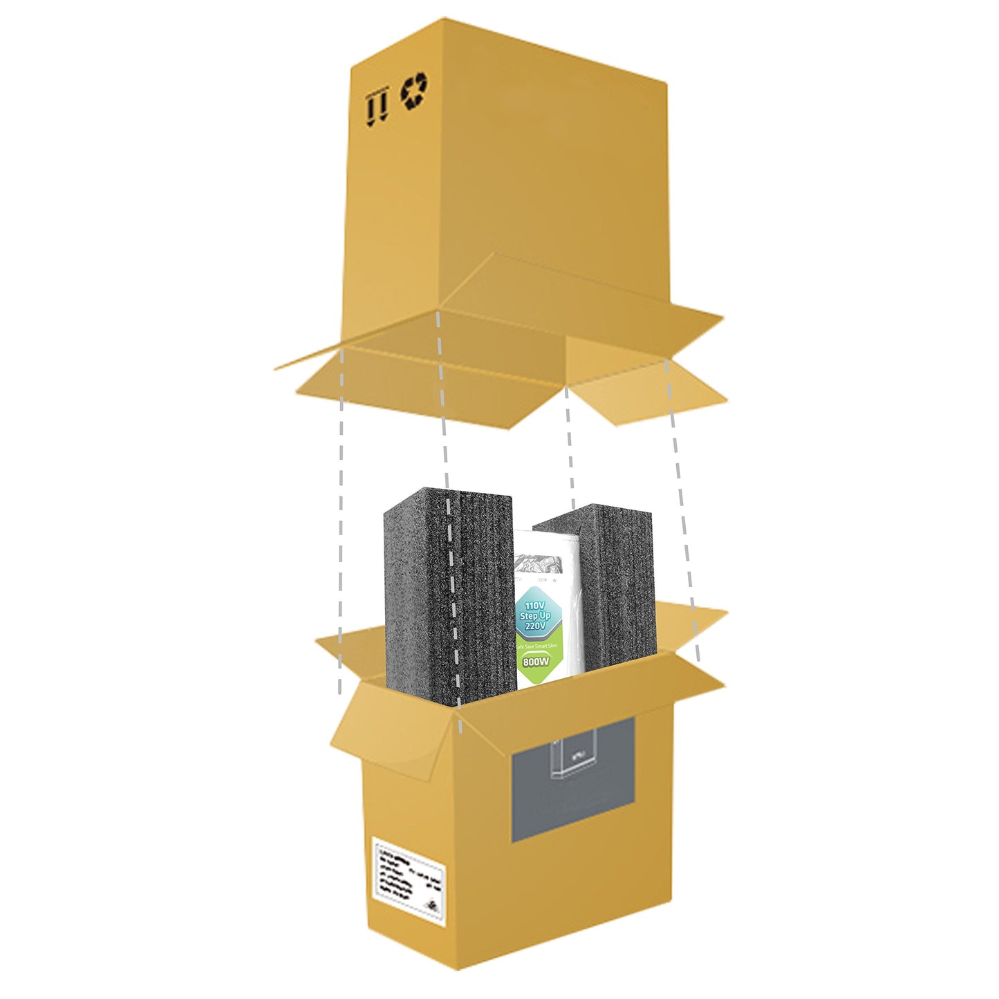 110 to 220 Voltage Converter Step UP only 800W for Euro and Asia Appliance with 220-240V Rated to be Used in US