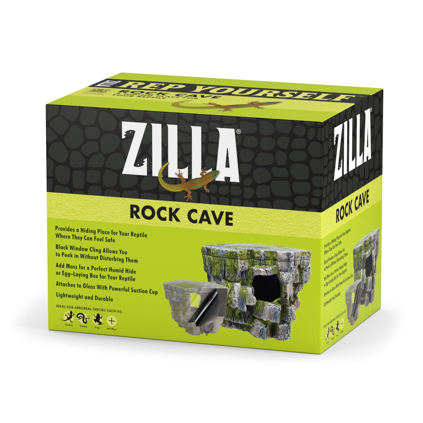 Zilla Vertical Décor for Reptiles, Rock Cave