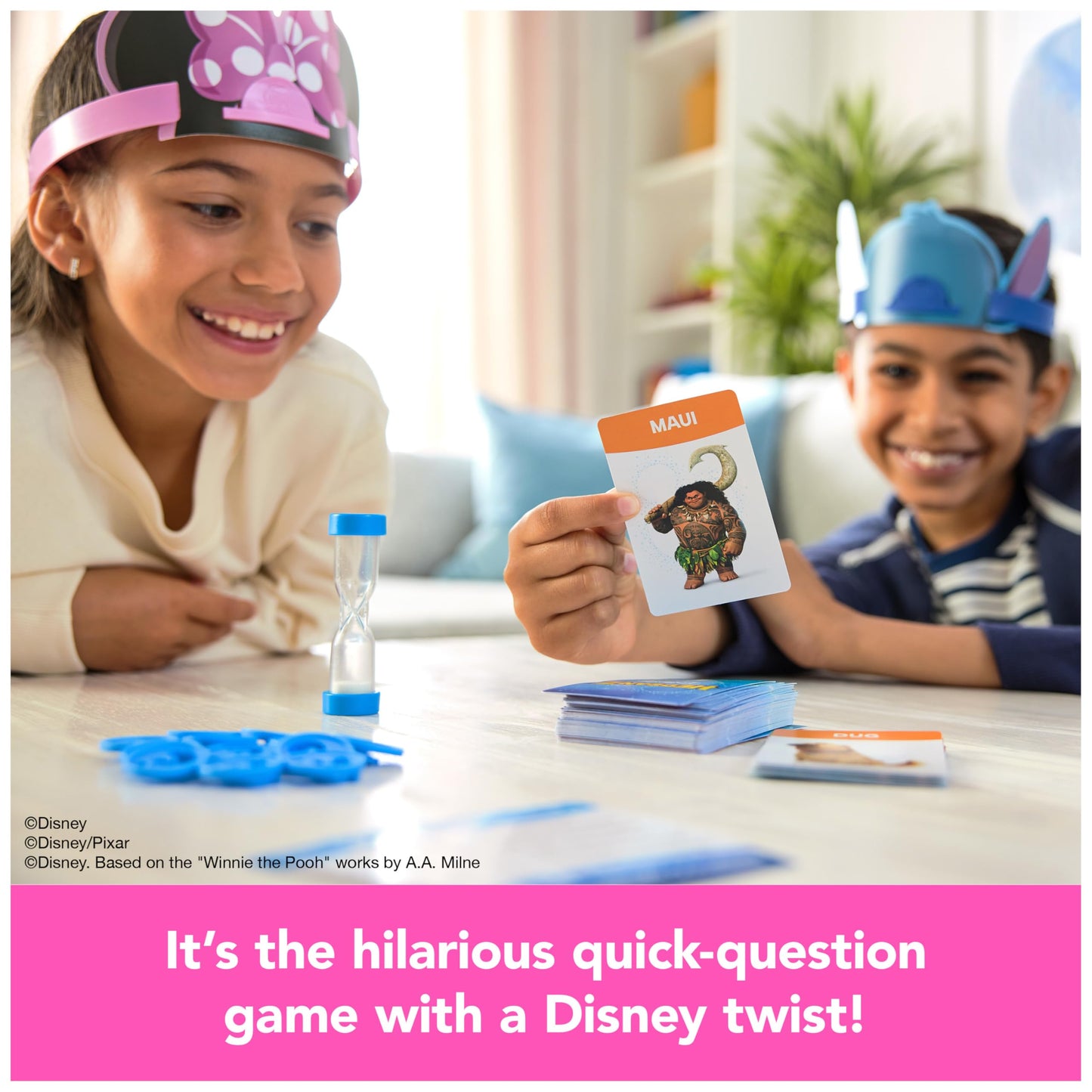 Spin Master Games, Disney Hedbanz, The Hilarious Meme Picture Guessing Game with Popular Disney Characters, 2-6 Players for Ages 6 & Up