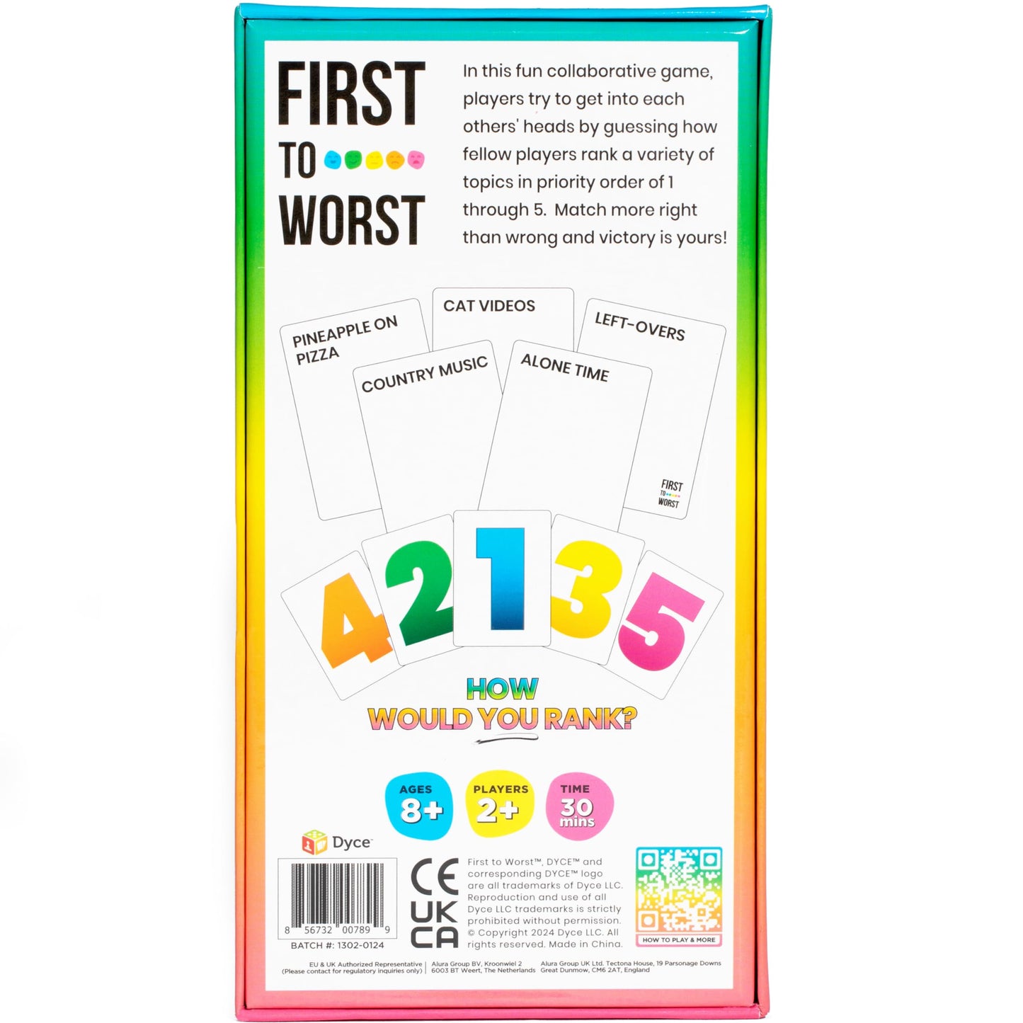 First to Worst Party Game + After Dark Set – Adult Card Game About How Your Friends and Family Rank Things | Funny Ranking & Guessing Board Game for Friends, Game Nights, Parties & Fun Gift Ideas