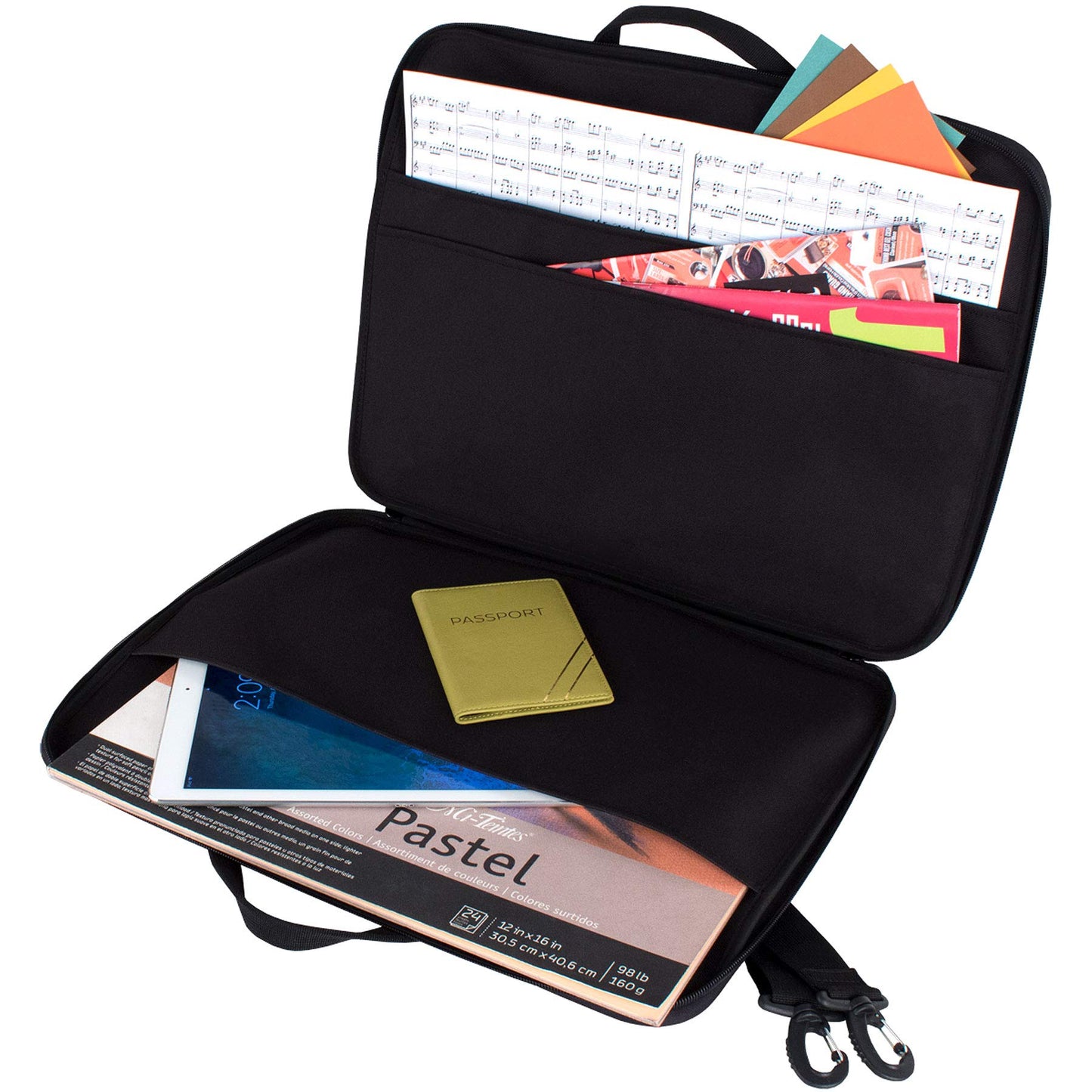 Protec Slim Portfolio Bag, Size Large (P6), Black