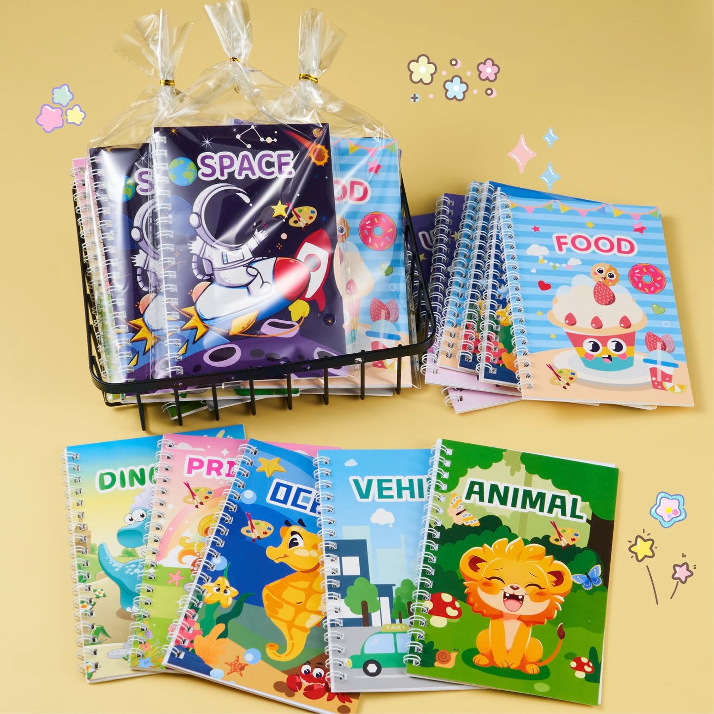 YUBAGOWU 24Pack Water Coloring Books for Kids,Paint with Water Crafts for kids 4-8 Classrooms Prize Children Party Favors Birthday Gifts (Classic)