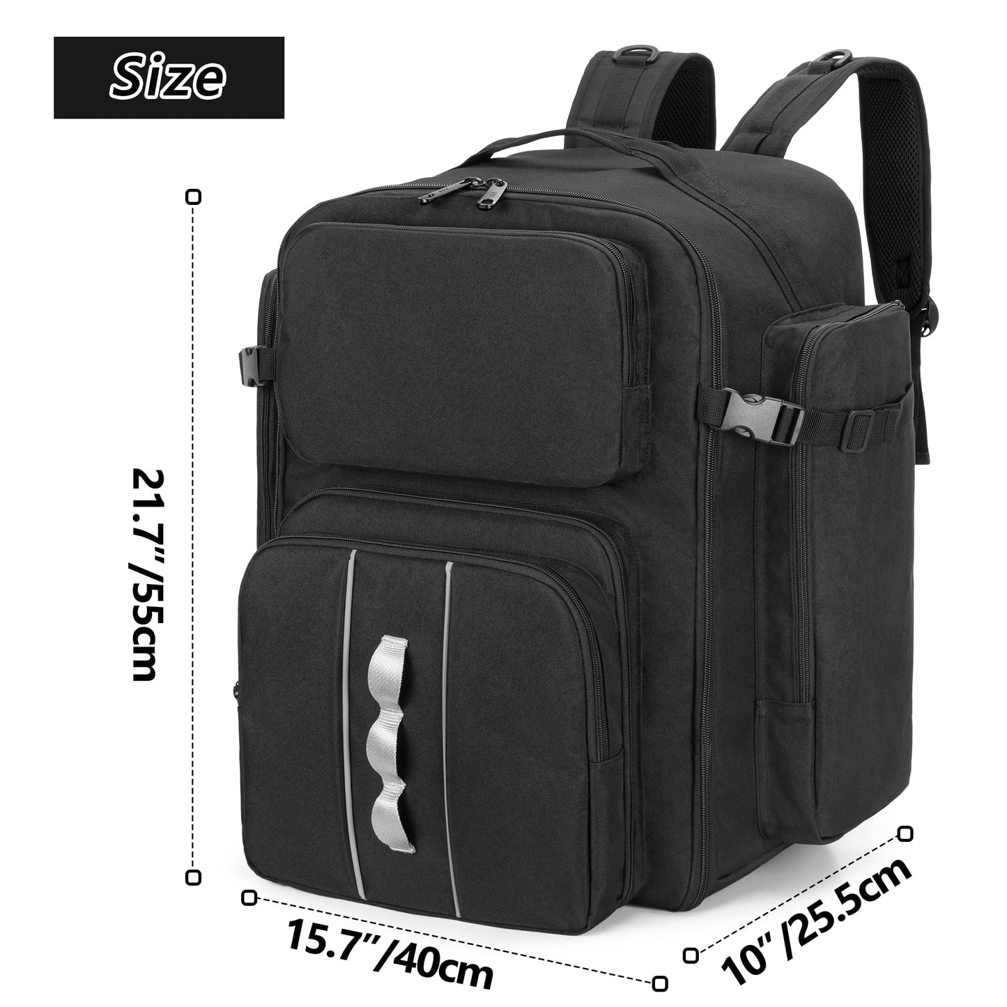 GOBUROS RC Backpack for 1/10 Car, RC Storage Bag with Multi Pockets for Tools and Other Accessories,Easy Carrying with Adjustable Shoulder Strap (Patent Pending)