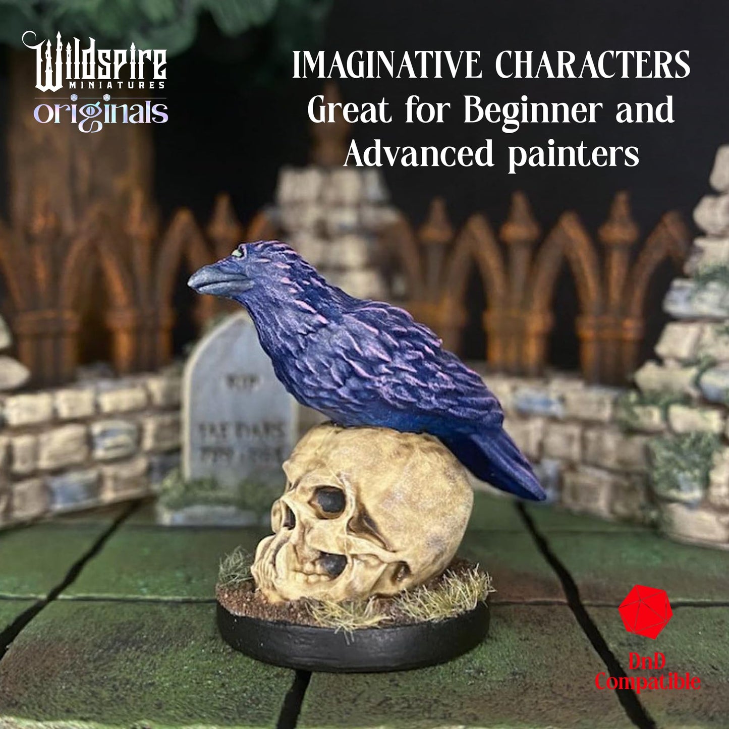 Wildspire Heroes, Animal Companions & Troll King for DND Miniatures Bulk 28mm DND Minis Dungeons and Dragons D&D Miniatures Dungeons and Dragons Unpainted Figures for Tabletop