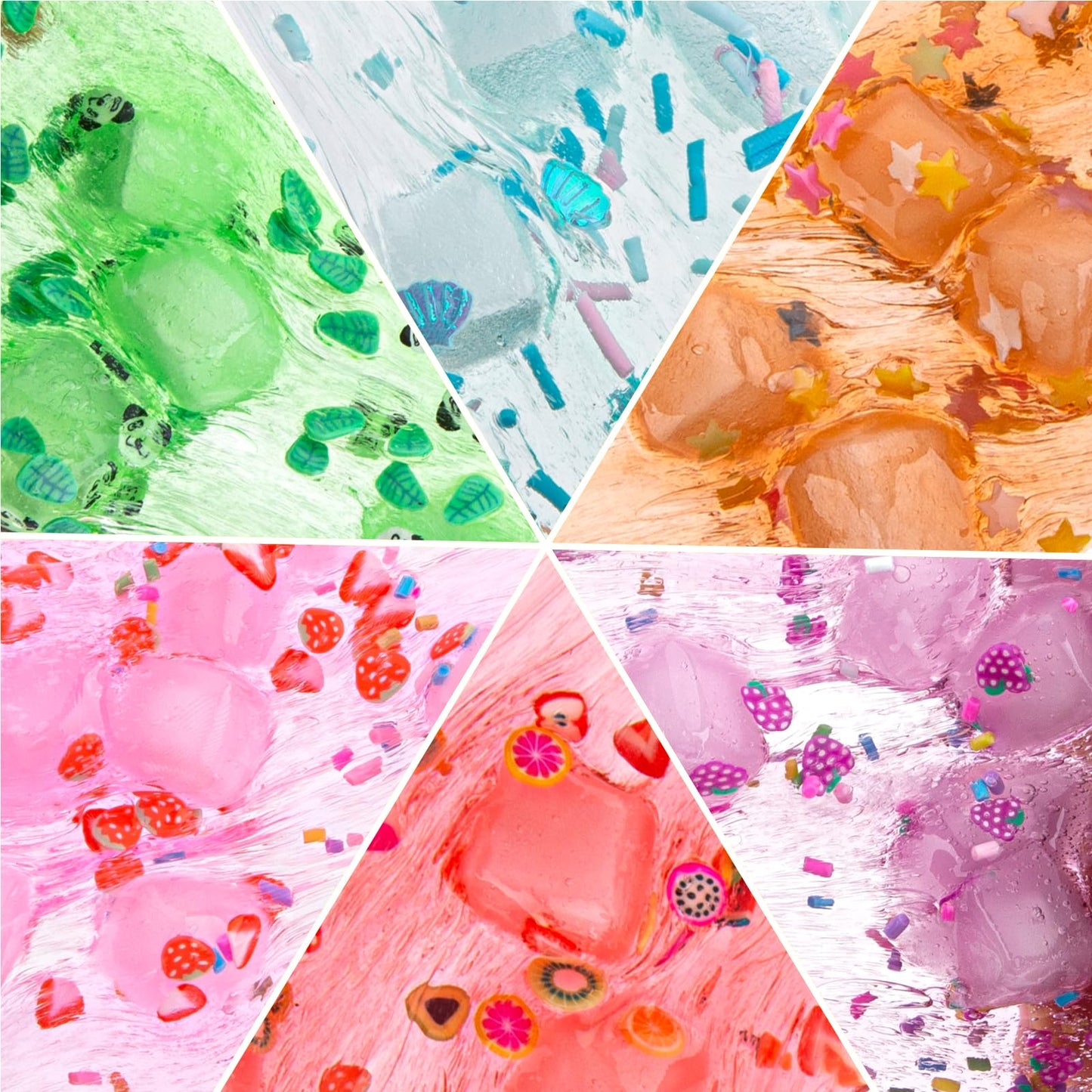 Okaybee 18 x 80 mL Big Premade Slime Kit, 48 FL OZ Slimes Includes Butter, Clear, Cloud Slime, Slimes Party Favors for Kids, Sensory Experience Toy, Birthday Easter Halloween Girls Gift & Boys Gift