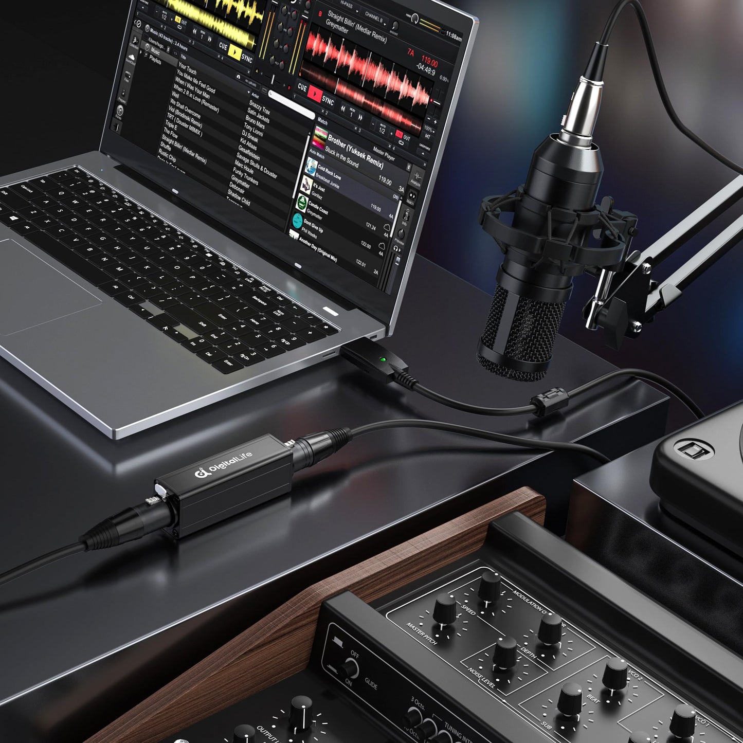 DigitalLife HumBlock XLR Series | Single-Channel XLR Audio Ground Loop Noise Isolator - Hum Eliminator - Passive, XLR-A600, M/F, 1-Pack (Not Compatible with P24/P48 Powered Microphones)