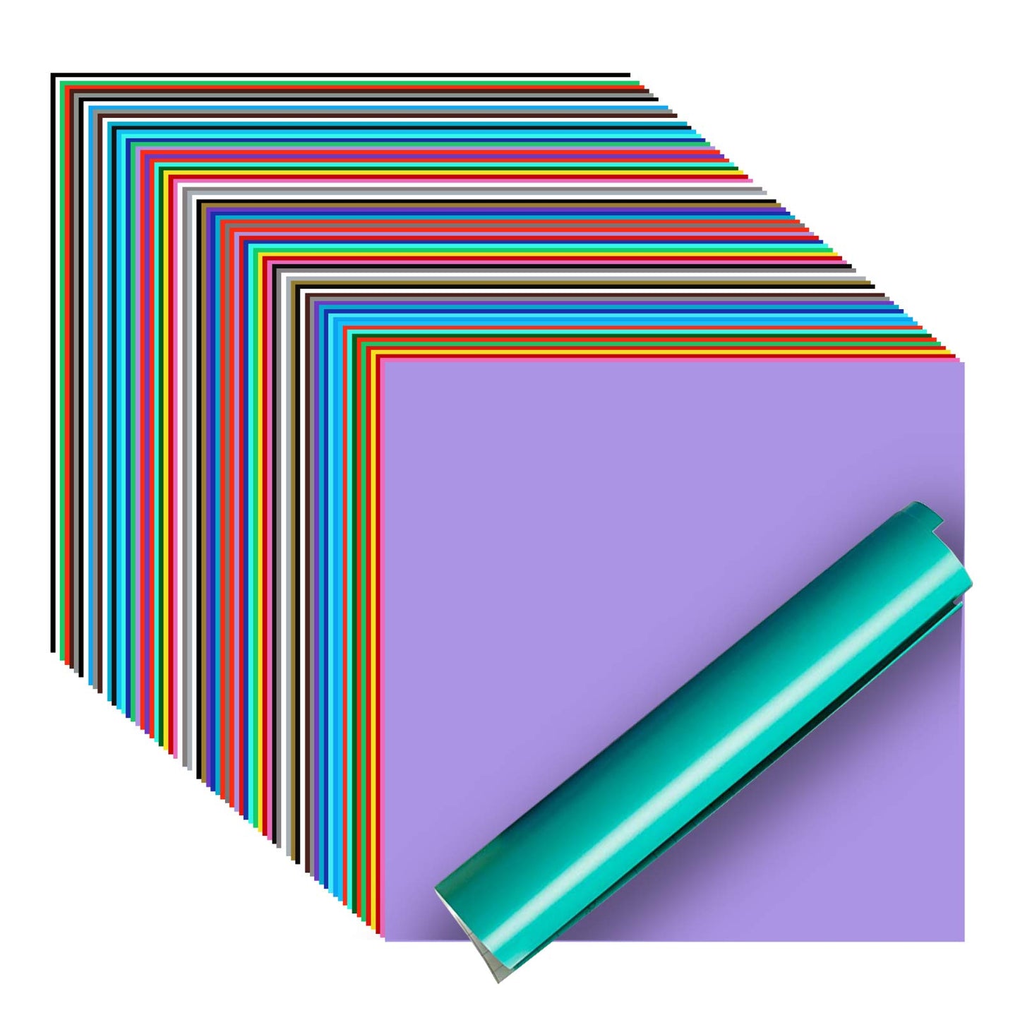 iImagine Vinyl 72-Sheets of Premium Permanent Self Adhesive Vinyl Sheets, 30.5cm x 30.5cm