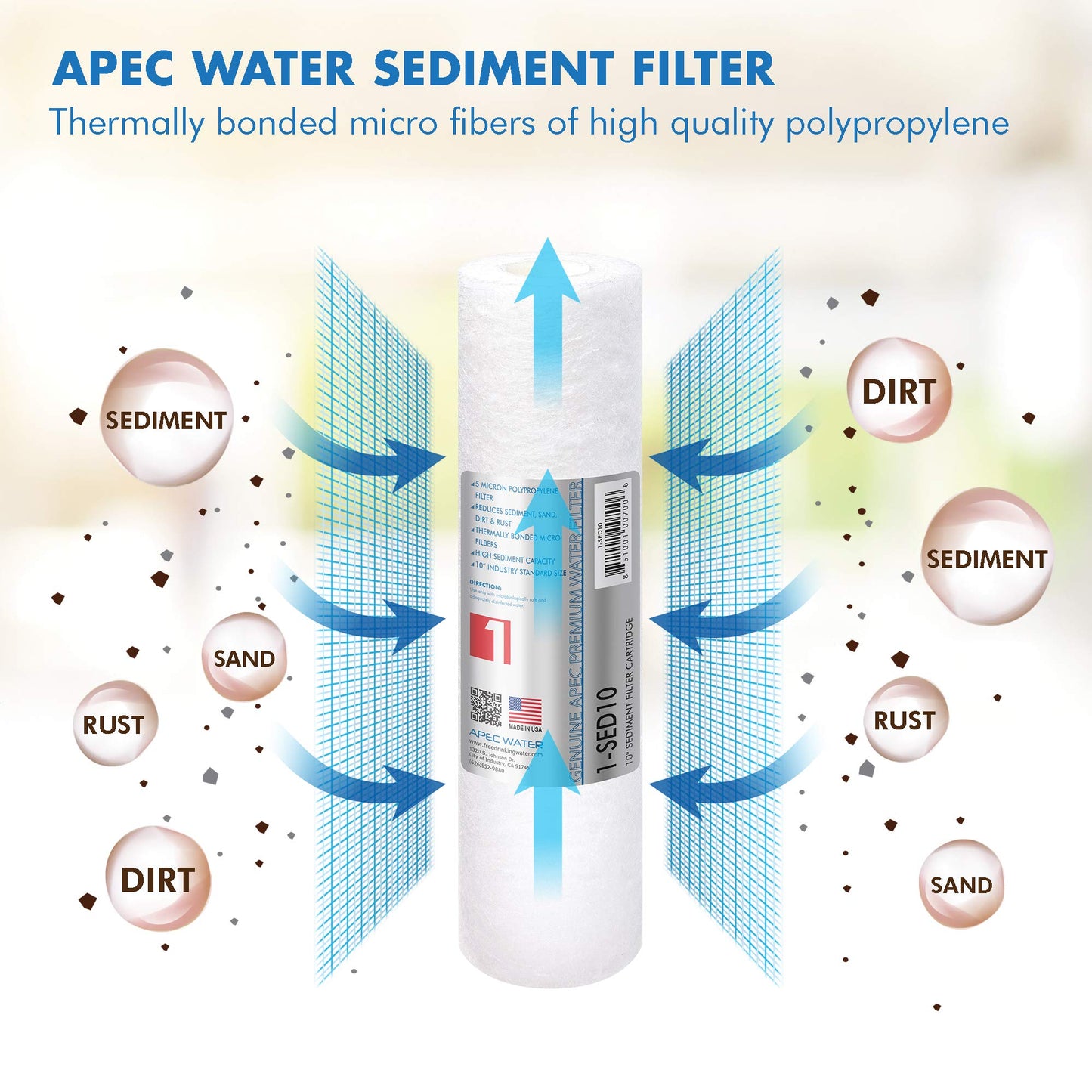 APEC Water Systems Filter-Set Ultimate High Capacity Pre-Filter Set