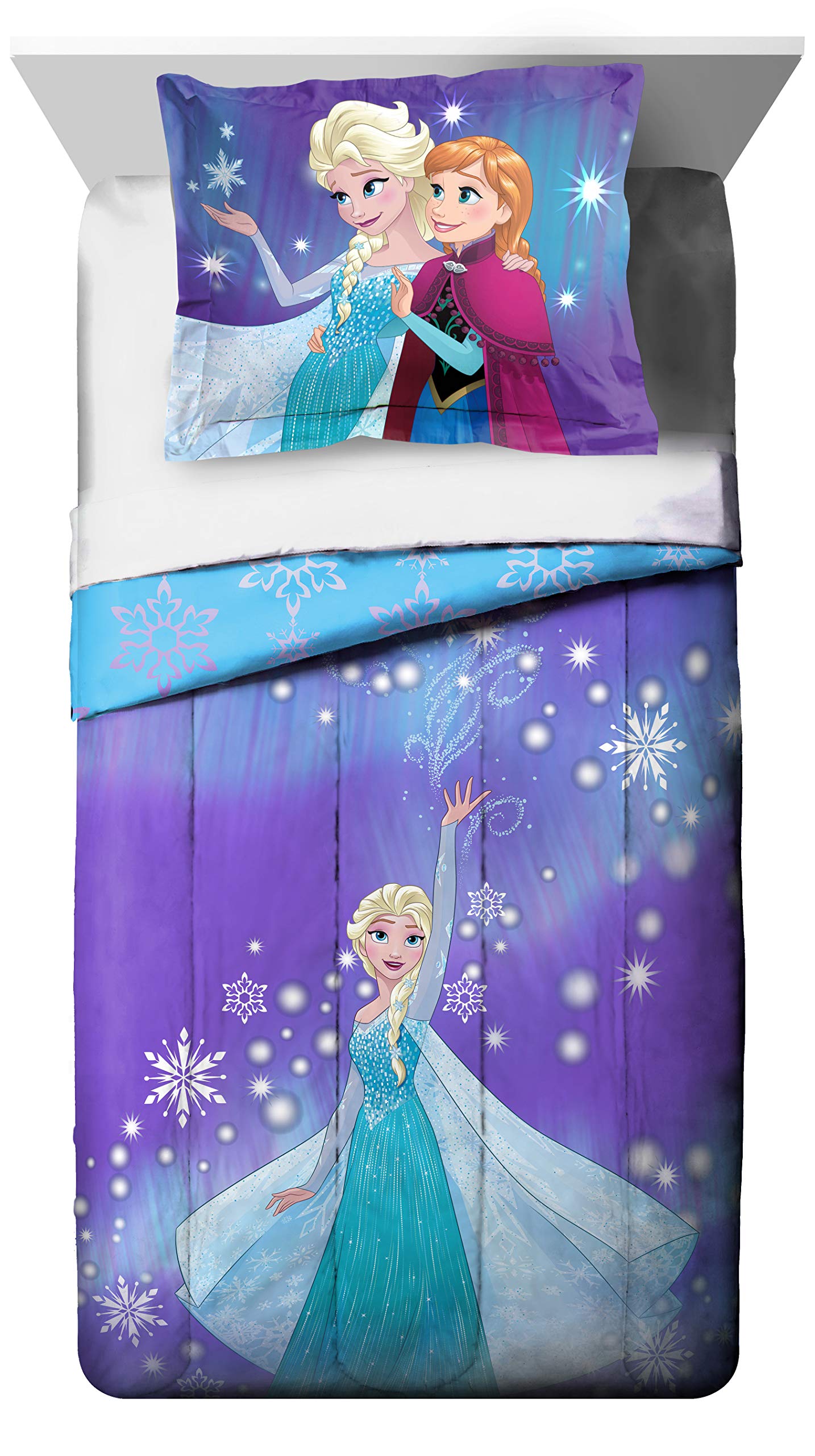 Jay Franco Disney Frozen 'Magical Winter' 7 Piece Full Bed in A Bag