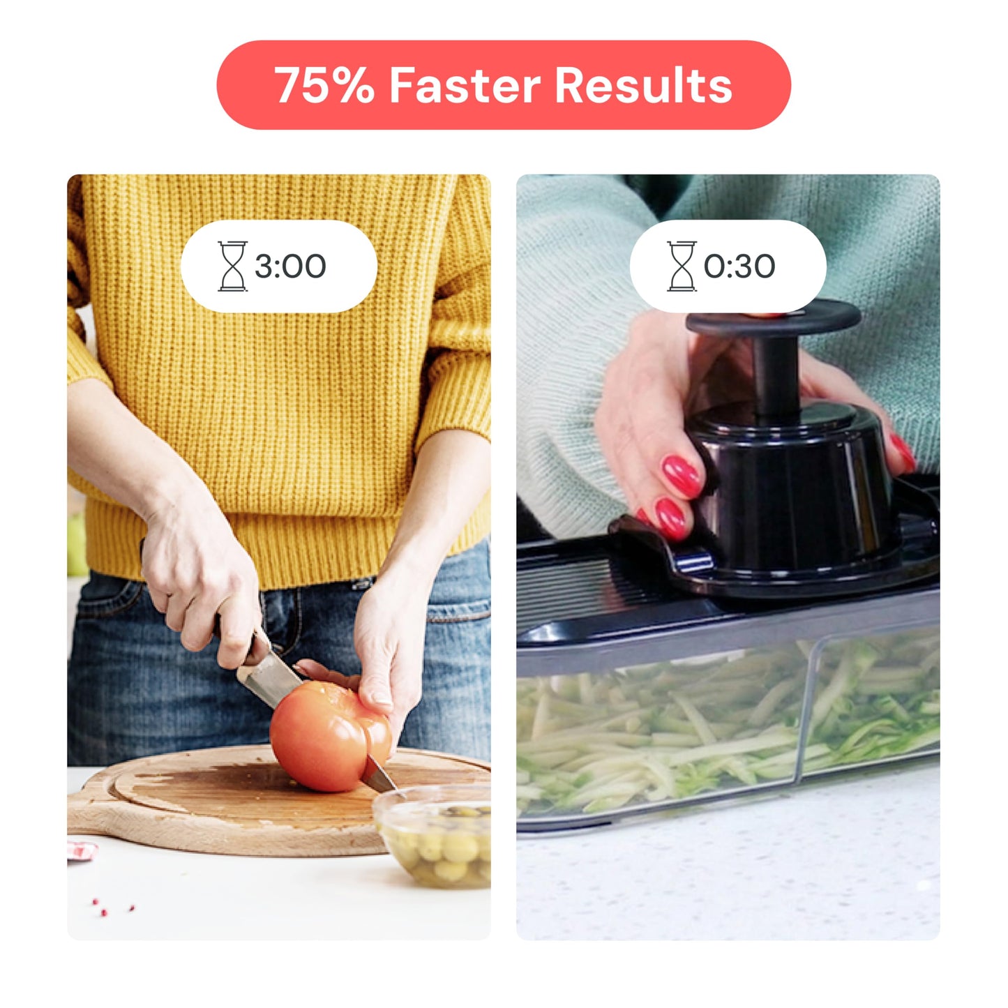 Fullstar Vegetable Chopper & Mandoline Slicer - Julienne Cutter Dicer Grater for Food Veggie Onion Cucumber Tomato Salad Potato Cheese - Kitchen Essentials & Gadgets (Compact 6-in-1, Black)