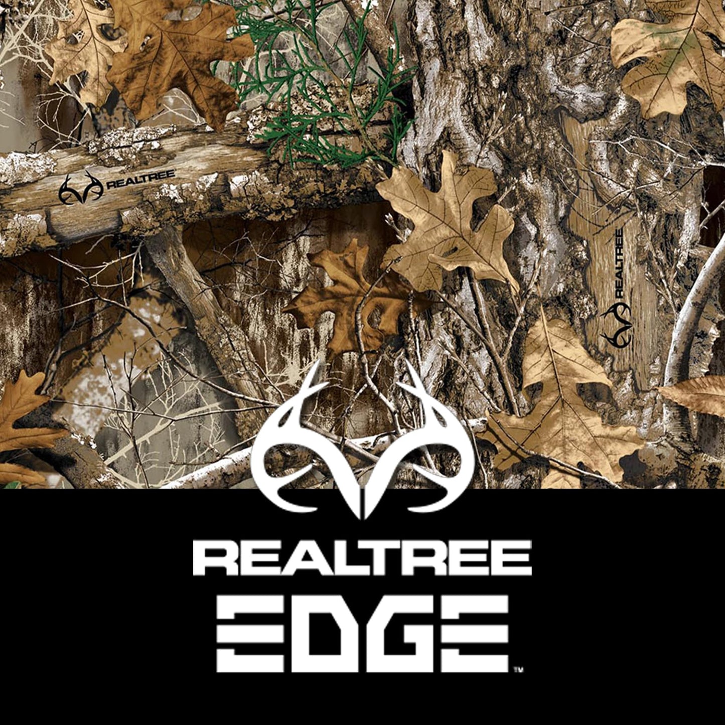 Northwest Realtree Full/Queen, 1 Comforter and 2 Sham Set, All Seasons, Men and Women Soft Cabin Bedding, Realtree Edge