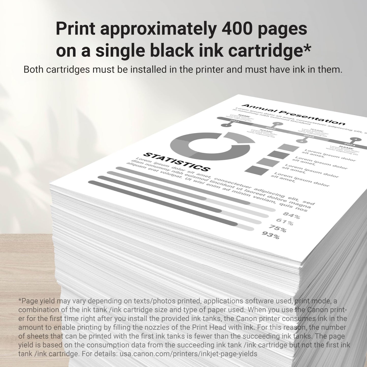 Canon Genuine PG-260XL Black Ink Cartridge