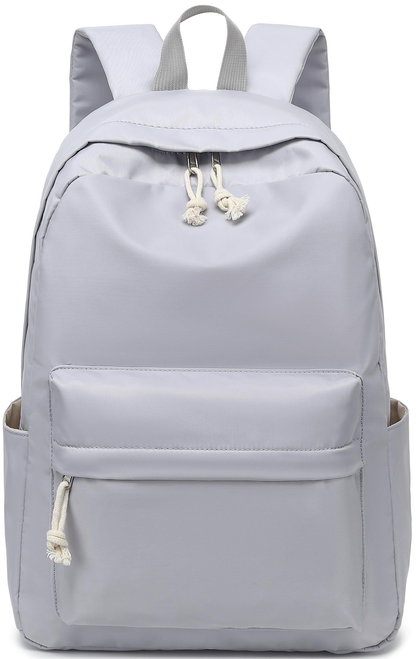 Bluboon School Backpack for Teen Girls Women Laptop Backpack College Bookbags Middle School Travel Work Commuter Back Pack, Grey, 12x17x6.5 inches