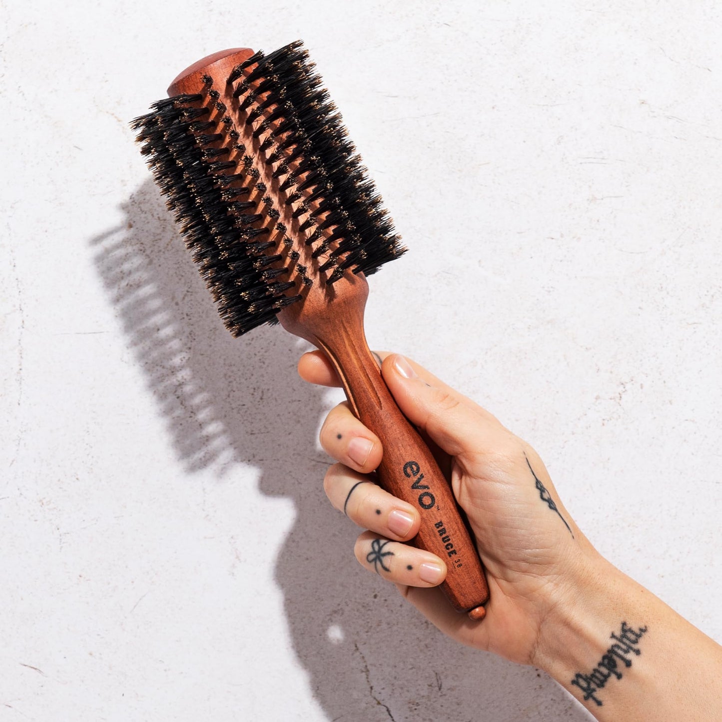 EVO Bruce Natural Bristle Radial Brush, 38