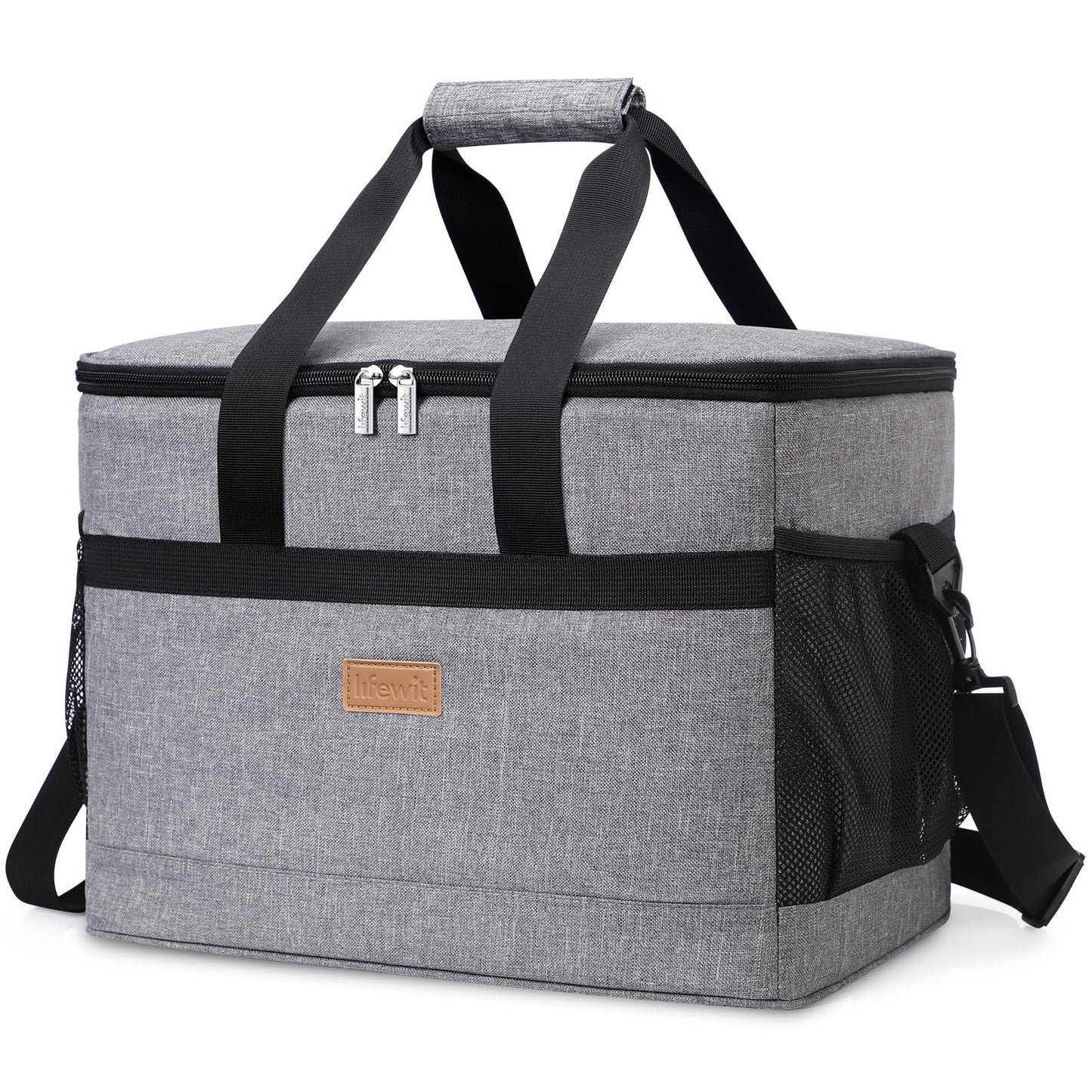 Lifewit Cooler Bag 30L/50Can Collapsible and Insulated Large Lunch Bag Leakproof Soft Cooler Portable Tote for Beach, Picnic, Work, Camping, Outdoor Activities