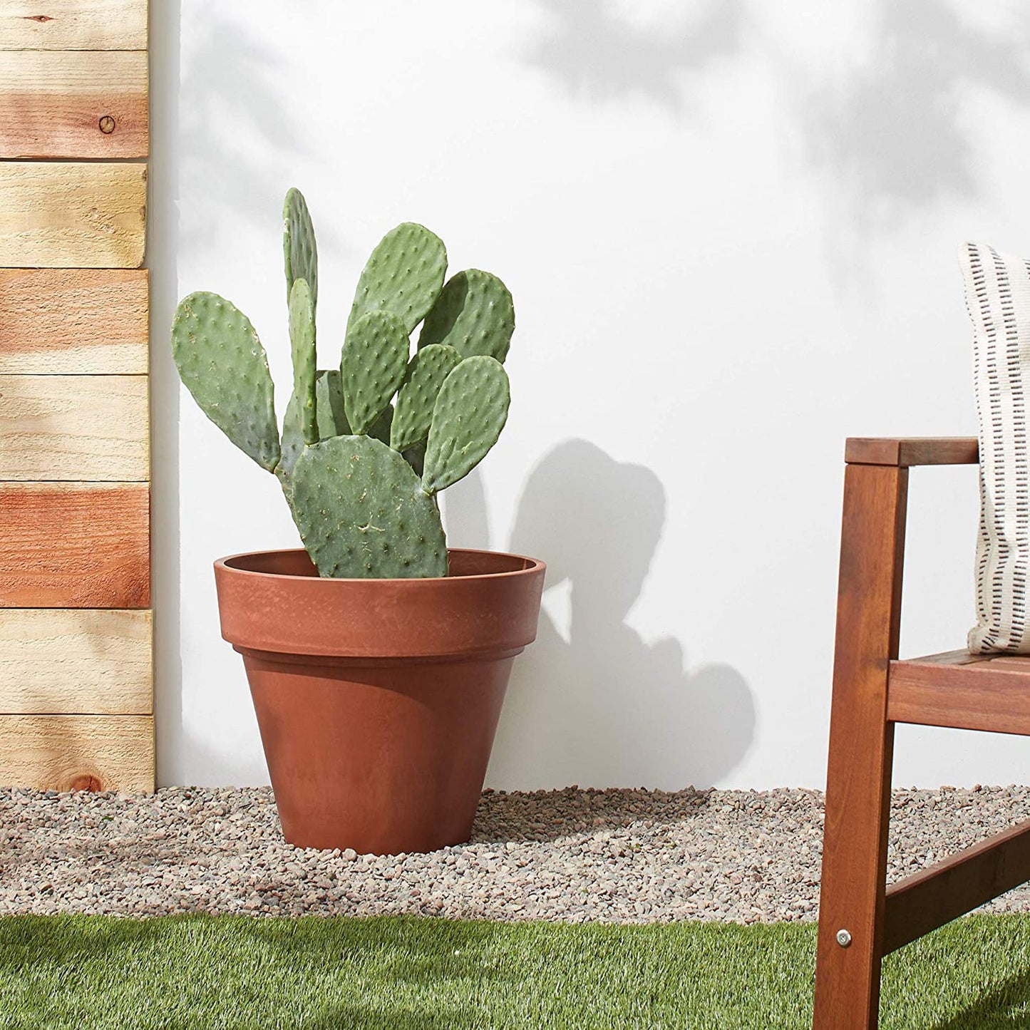 PSW OT35TC Traditional Pot, 14 by 13-Inch, Terra Cotta Color