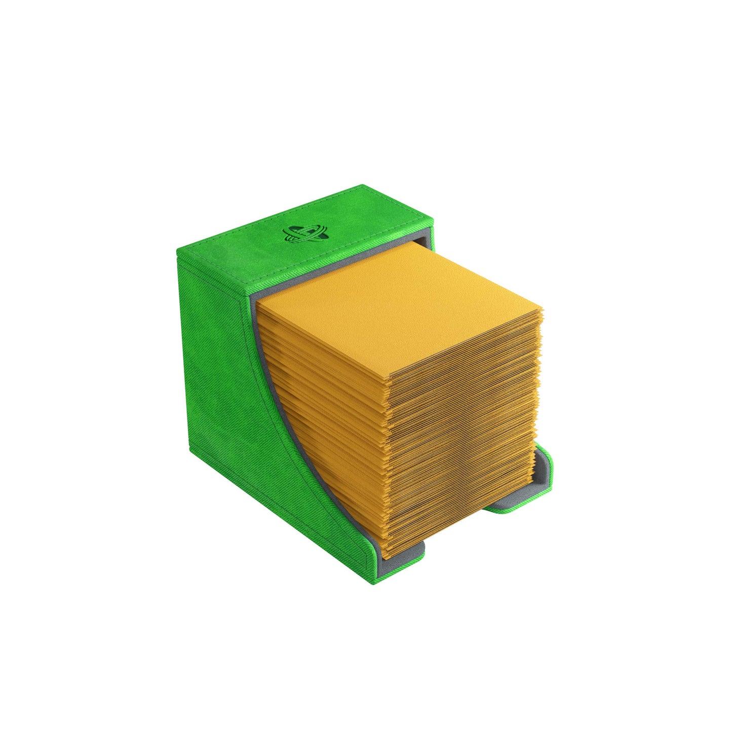 GameGenic Card Deck Box - Deck Convertible Green 100CT – Durable and Sturdy TCG, OCG Card Storage – Compatible with Pokemon Yugioh Commander and MTG Magic: The Gathering Cards