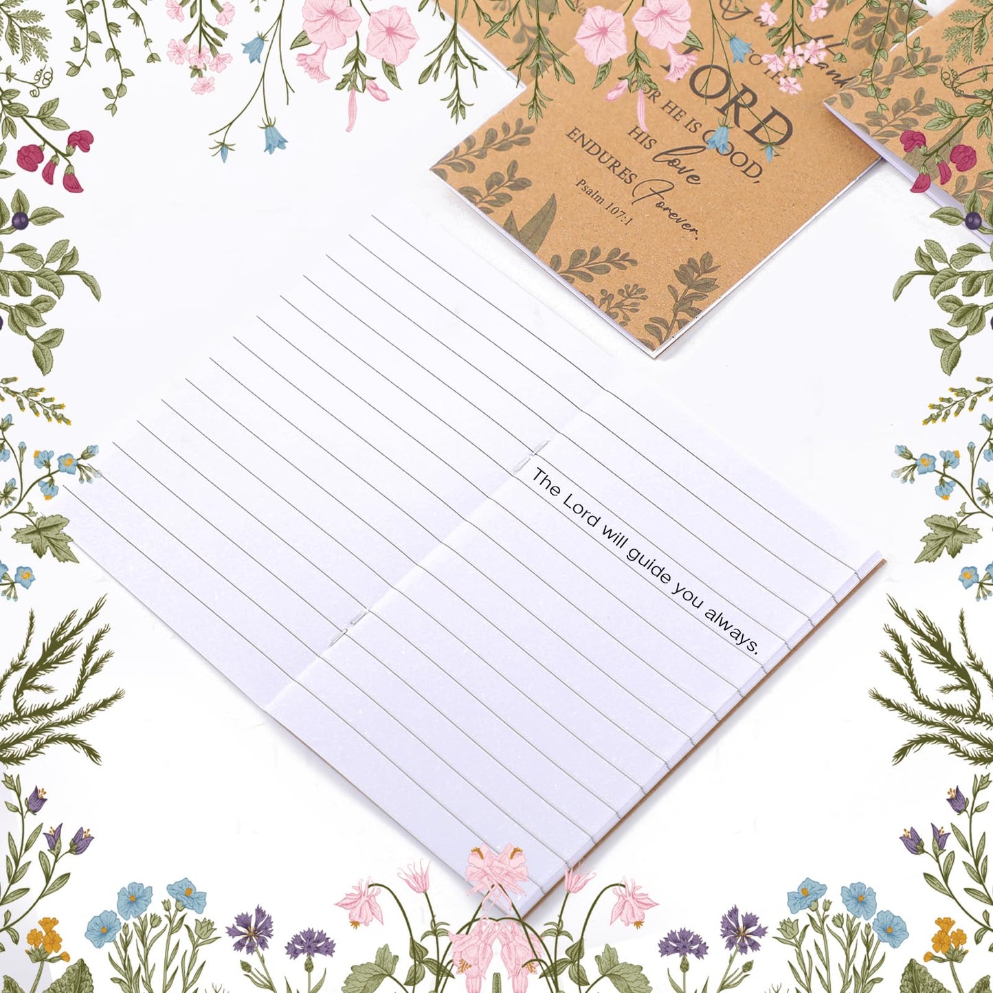 Ctosree 100 Pcs Father's Day Bible Verse Prayer Journal Notebook Christian Notepads Gifts for Men Women Mini Inspirational Religious Note Pads for Church Favors Sunday School Teacher 3.15 x 5 Inch
