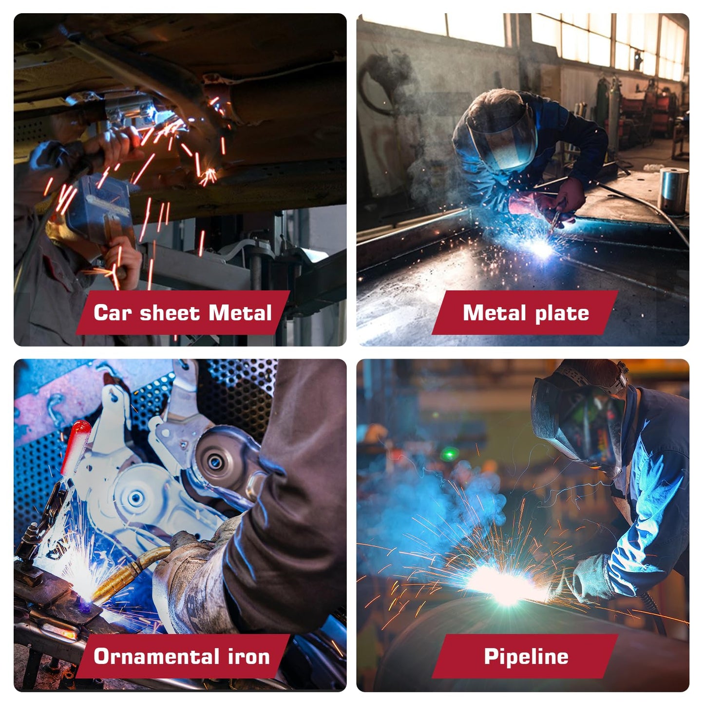 ARCCAPTAIN Stainless Steel MIG Solid Wire ER308L, 030-Diameter 2-Pound Stainless Steel Wire with Low Splatter Compatible with Lincoln Miller Forney Harbor MIG Welder