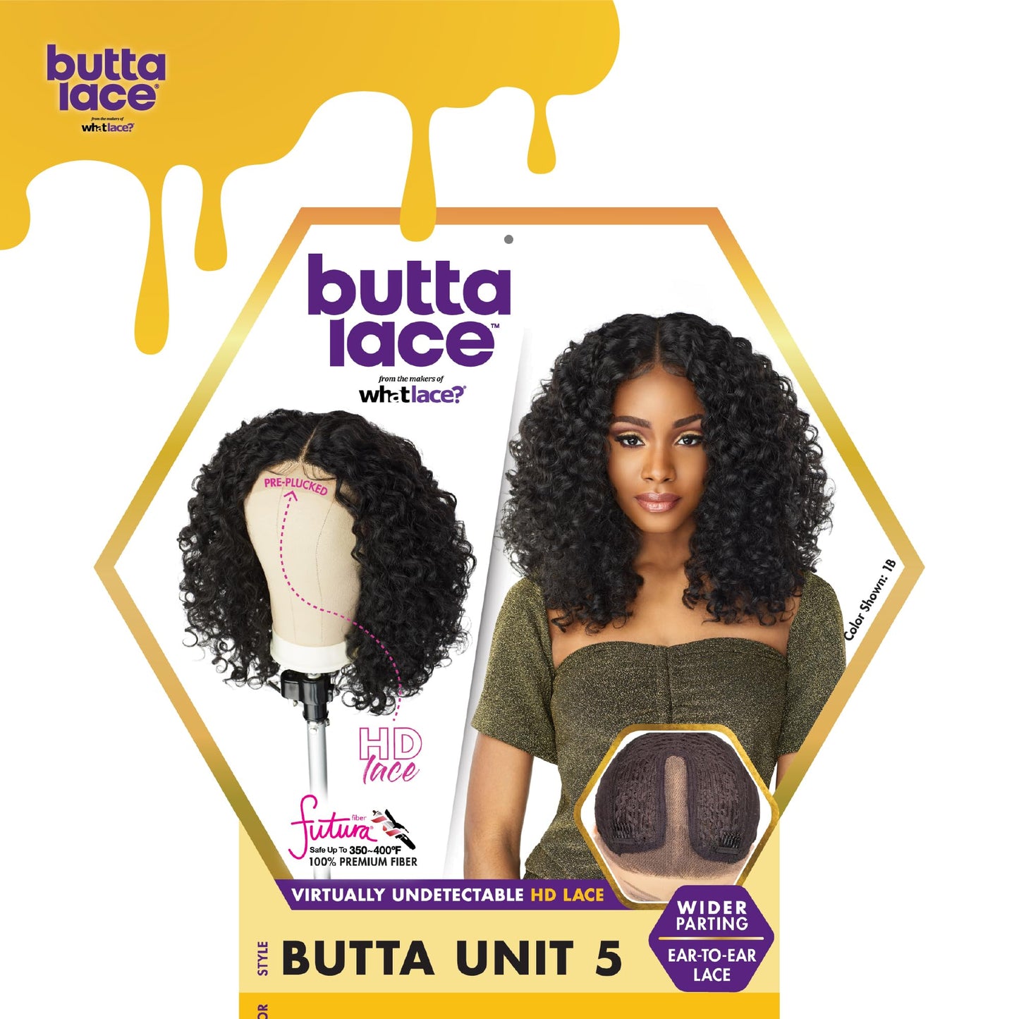 Sensationnel Synthetic HD Lace Front Wig - BUTTA UNIT 5 (FLAMBOYAGEMOCHA)