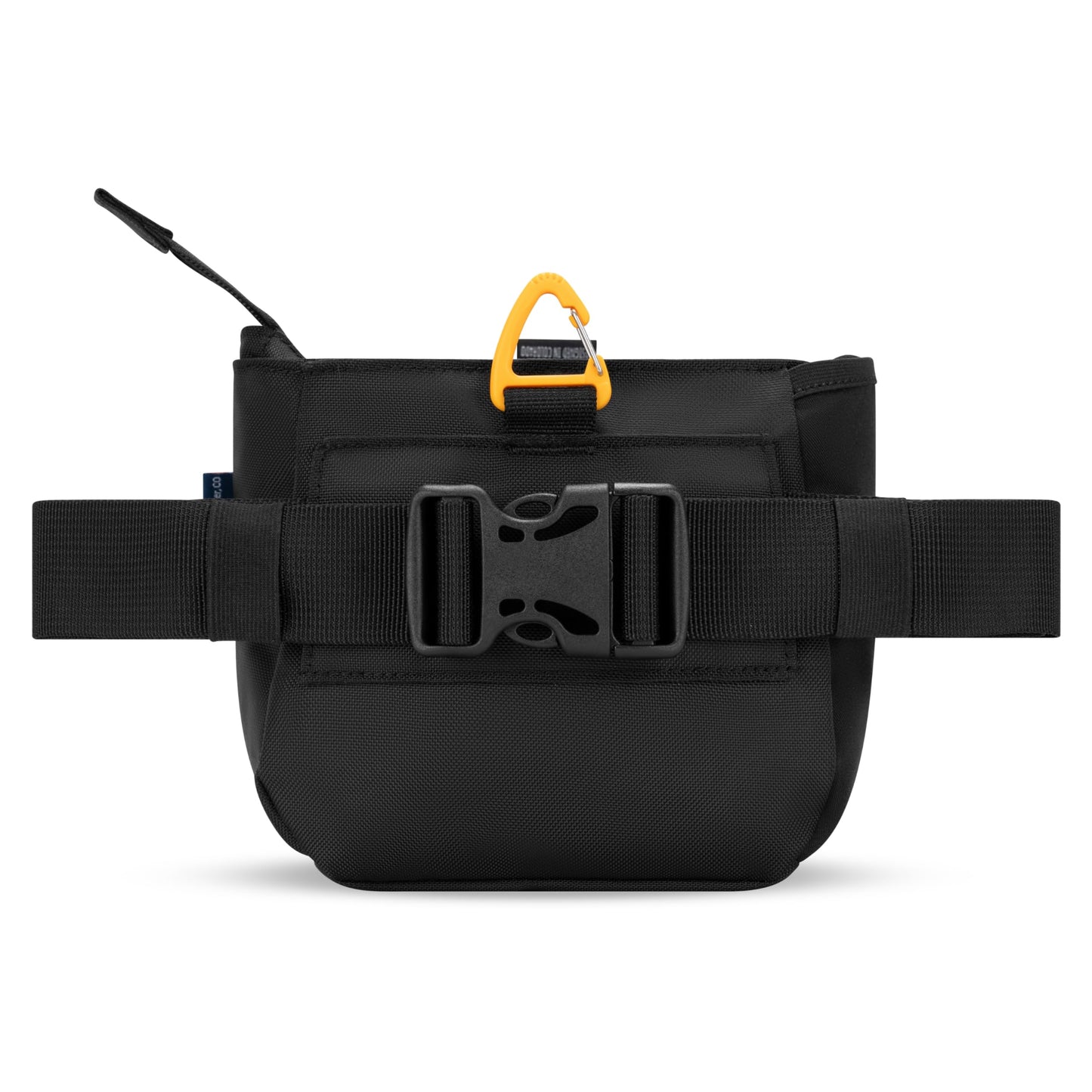 OllyDog Backcountry Day Bag | Hands-Free Dog Training Treat Pouch | Fanny/Hip Pack with Zipper Closure & Built-in Poop Bag Dispenser | Removable Waist Clip (Raven S'25)