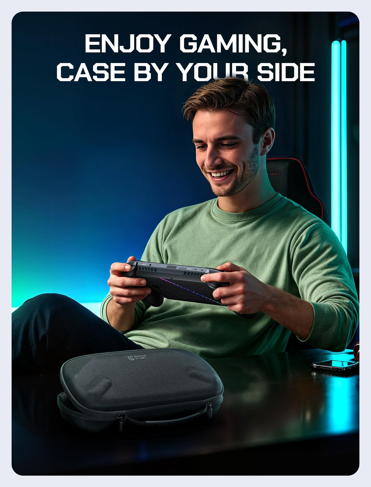 JSAUX Carrying Case for ROG Xbox Ally / ROG Xbox Ally X (2025), Compact Protective Hard Shell, Slim Portable Travel Storage Case Accessories -BG0135