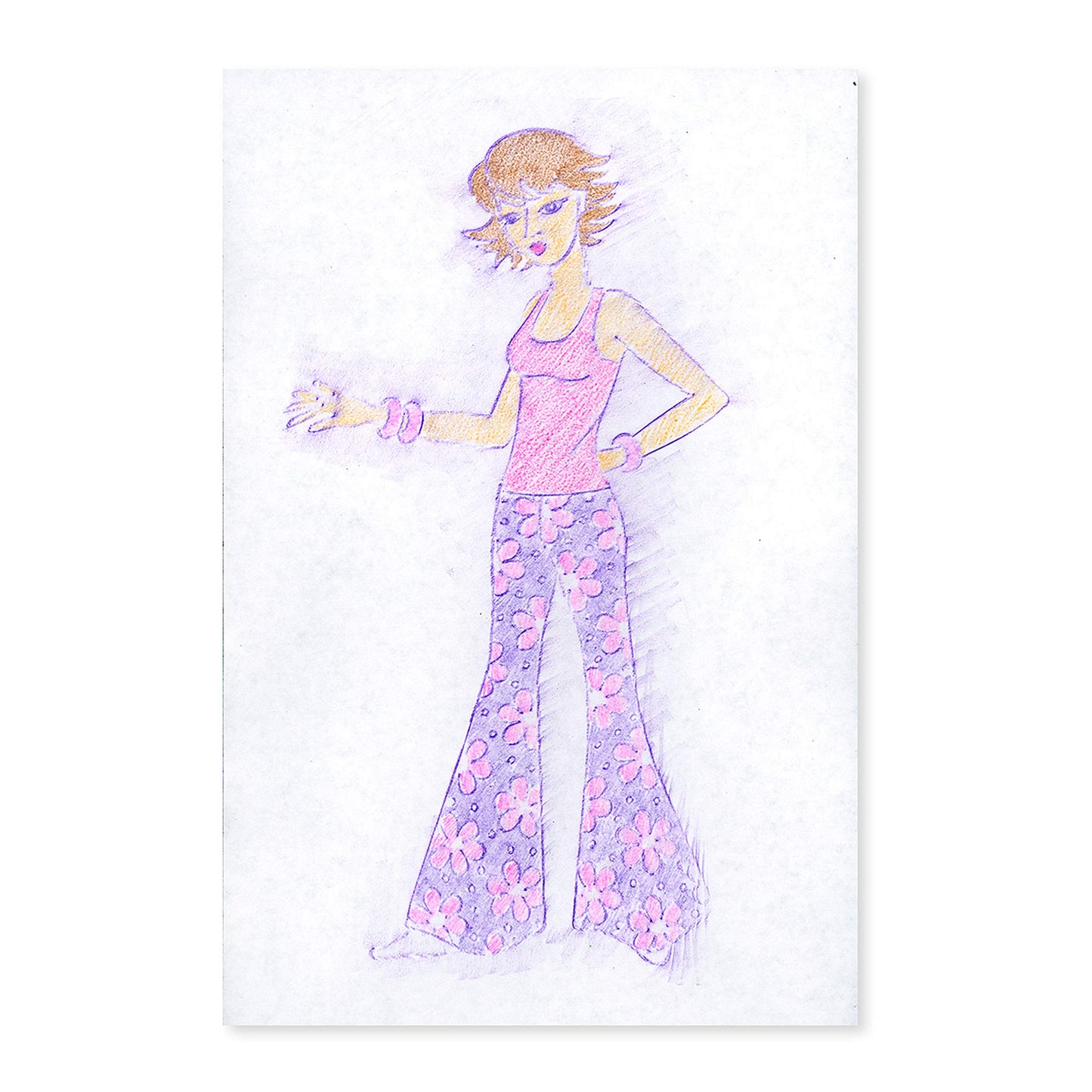 Melissa & Doug Fashion Design Art Activity Kit - 9 Double-Sided Rubbing Plates, 4 Pencils, Crayon | Fashion Plates, Travel Toys for Kids Ages 5+
