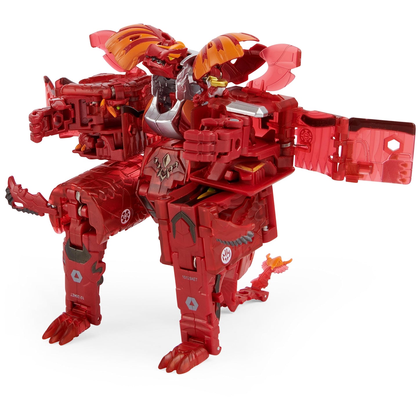 Bakugan GeoForge Dragonoid, 7-in-1 Includes Exclusive True Metal Dragonoid and 6 Geogan Bakugan Collectibles, Kids Toys for Boys