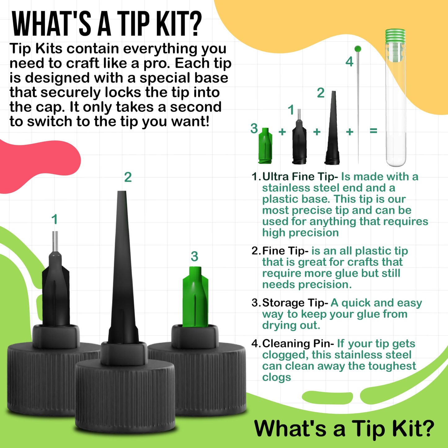 Bearly Art Precision Craft Glue -The Bundle - 4fl oz and 11fl oz Refill Bear - Tip Kit Included - Wrinkle Resistant - Flexible and Crack Resistant - Strong Hold Adhesive - Made in USA