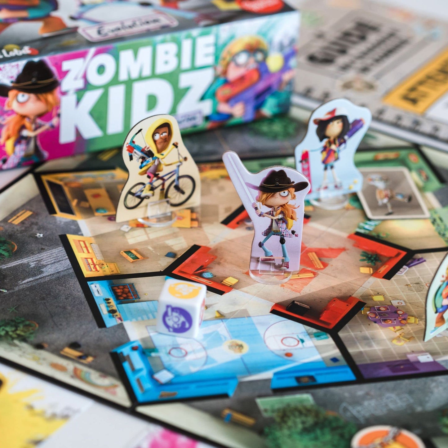 Zombie Kidz Evolution | English Version | Cooperative Game for Kids and Families | Ages 7+ | 2 to 4 Players | 15 Minutes