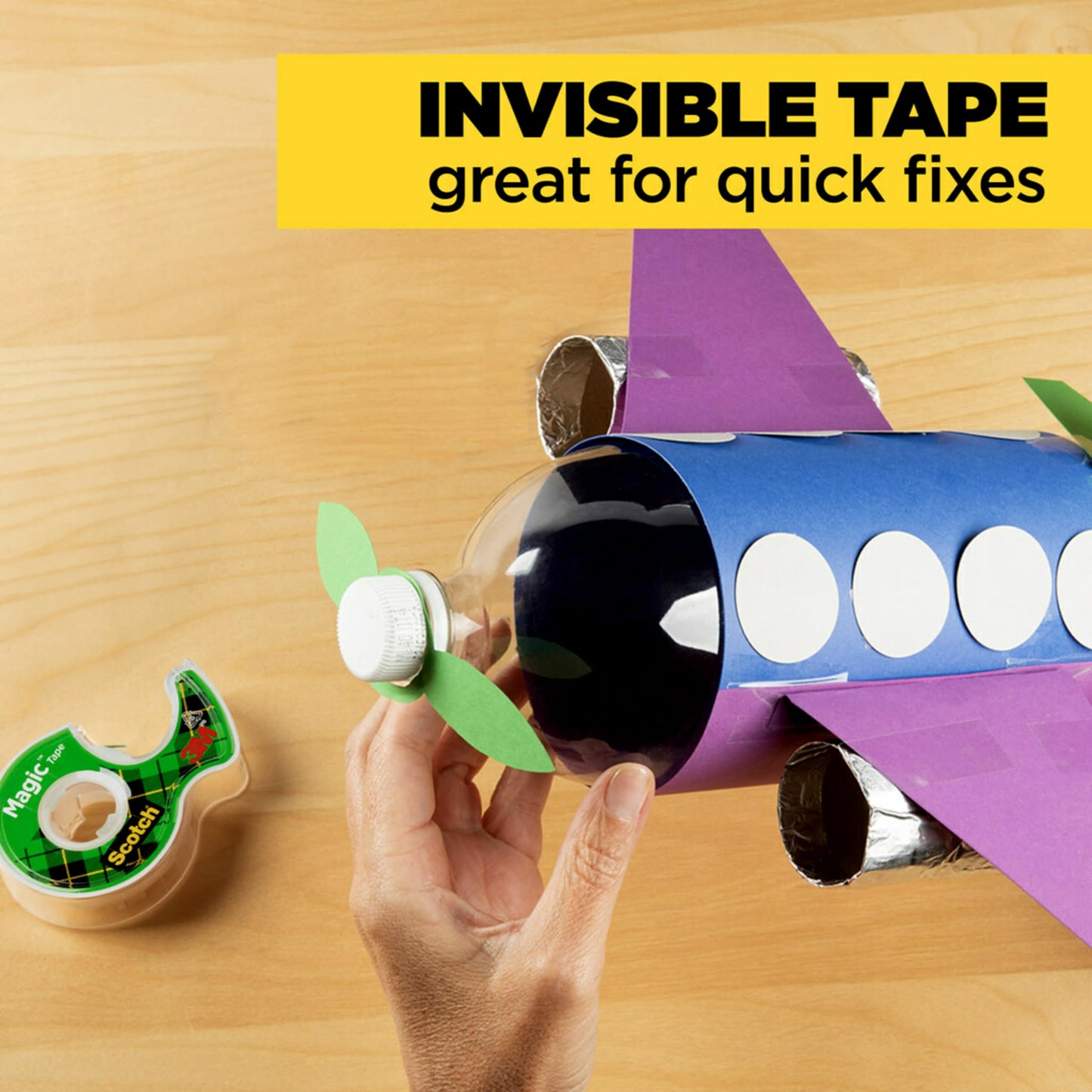Scotch Magic Tape, Invisible, Home Office Supplies and School Supplies for College and Classrooms, 12 Refill Tape Rolls, Create Halloween Crafts