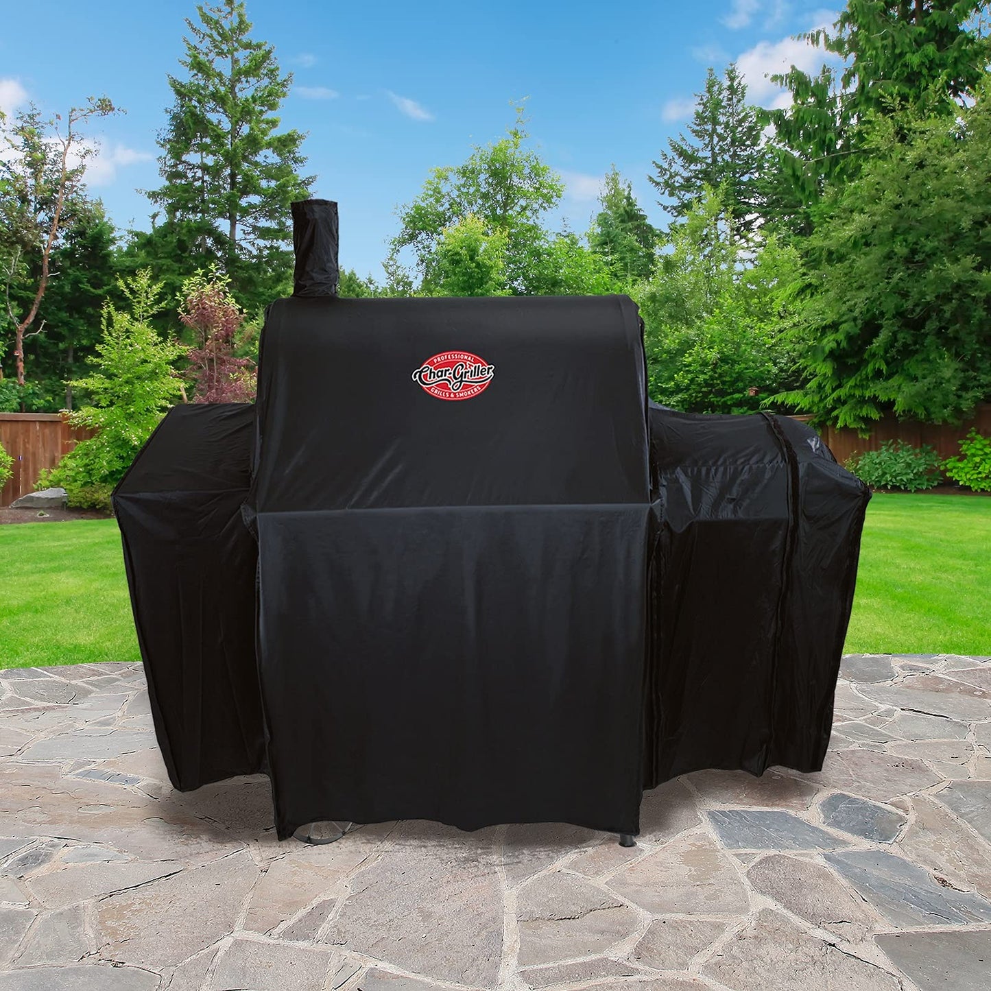 Char-Griller 5555 Grill Cover, Fits 2121, 2828 and all Char-Griller Smokers