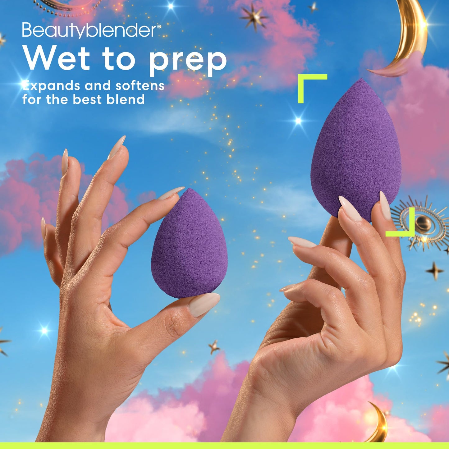 Beautyblender® | Eclipse Beauty Blender 2-Piece Blend Set | Blend & Store Set Includes 1 Makeup Sponge and 1 Nest, Vegan & Cruelty Free, Made in the USA