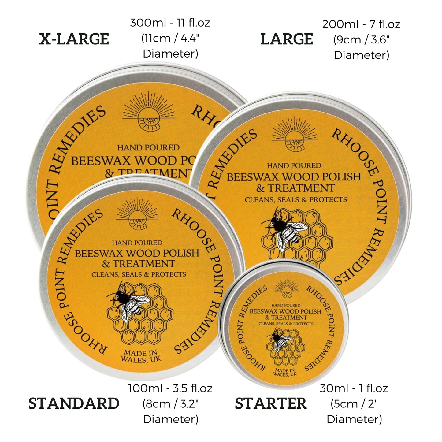 Beeswax Furniture Polish & Conditioner for Wood Enhances the Natural Beauty of Oak Pine Beech & More Seals & Protects for a Perfect Finish Wood Bees Wax Polish to Protect & Enhance any Wooden Surface
