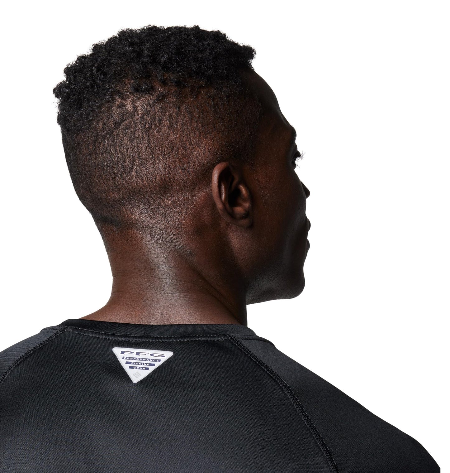 Columbia Men's Terminal Tackle Long Sleeve Shirt, Black/Gulf Stream Logo, X-Large