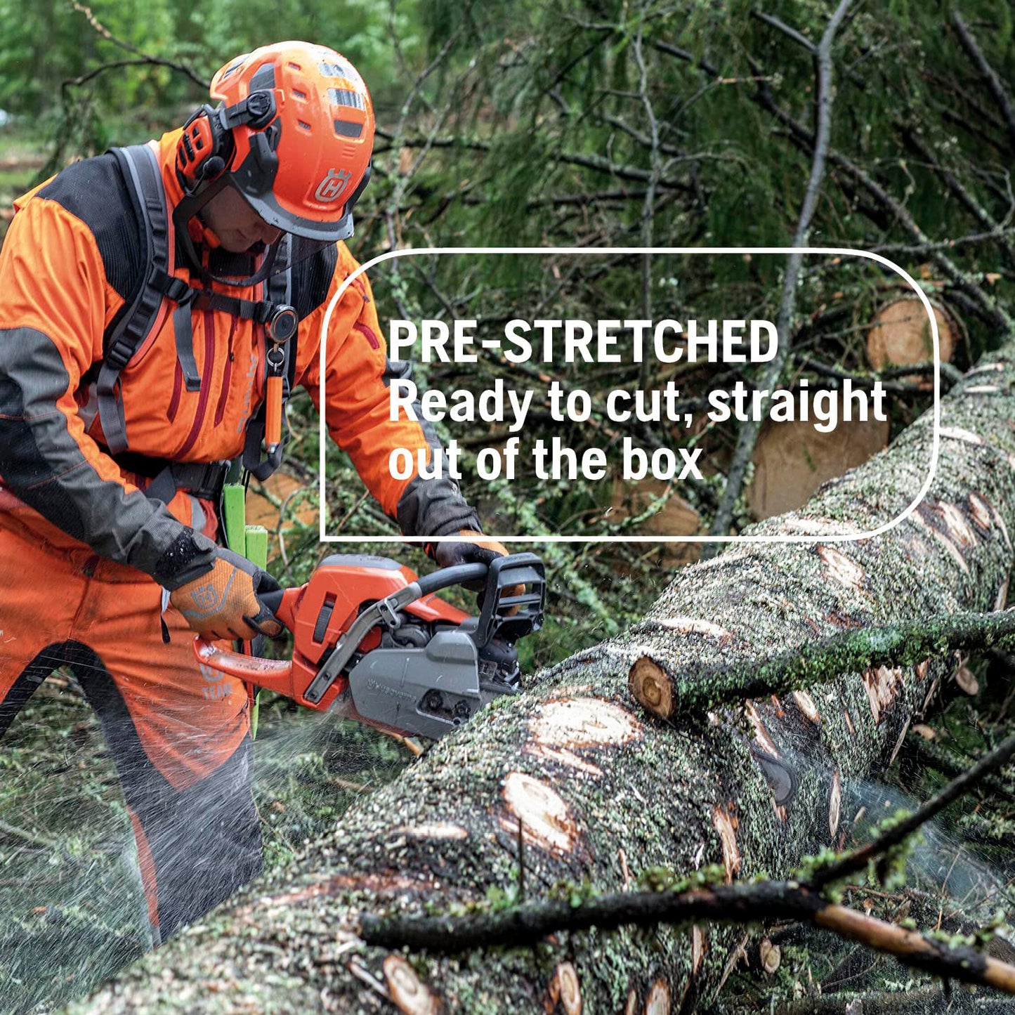 Husqvarna X-Cut S83G 24 Inch Semi Chisel Chainsaw Chain, 3/8" Pitch, .050 Gauge