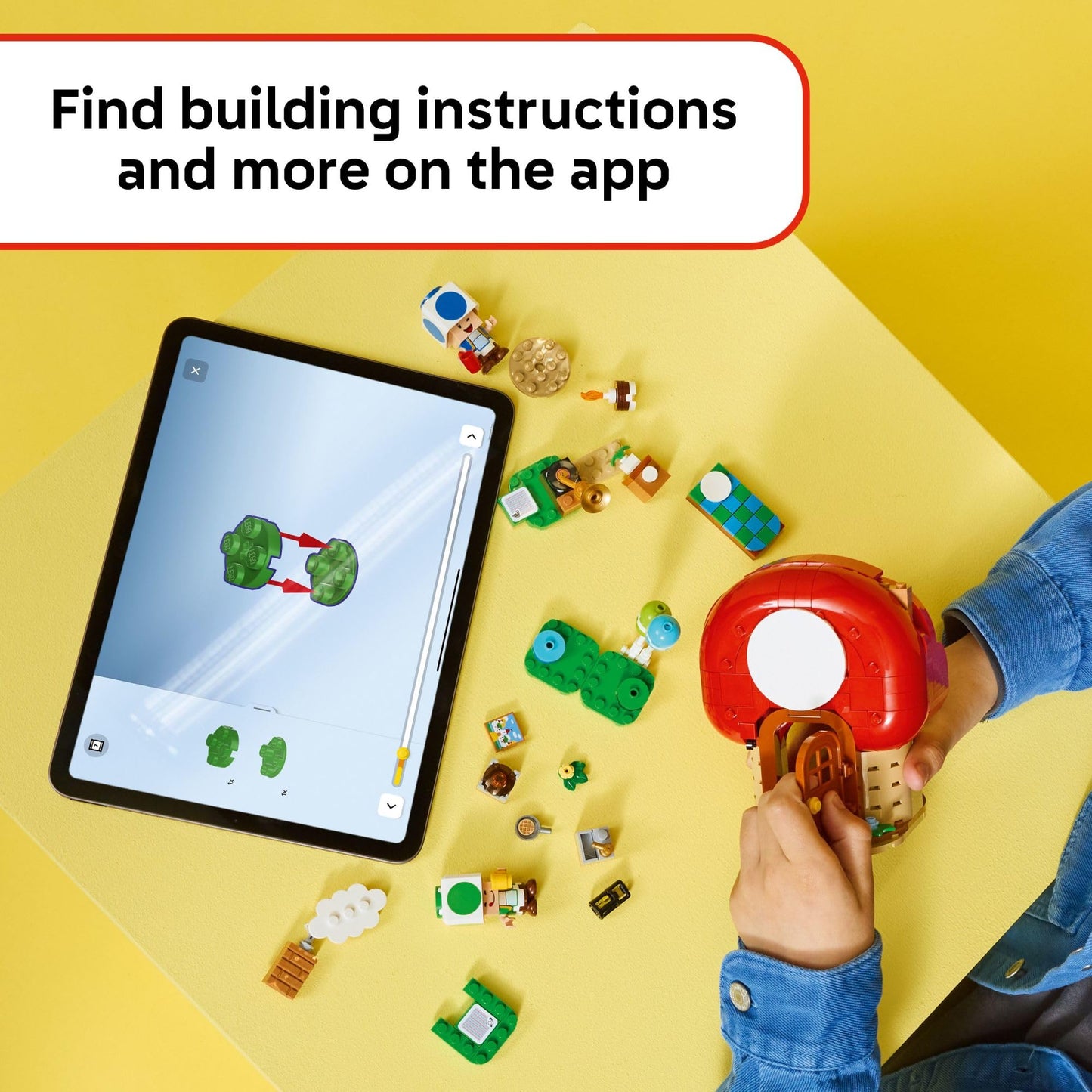 LEGO Super Mario Party at Toad’s House Building Toy - Pretend Play Set for Boys & Girls, Ages 7+ - Kids Building Blocks with Digital Action & 2 Toad Toy Figures - Gift Idea for Birthdays - 72041