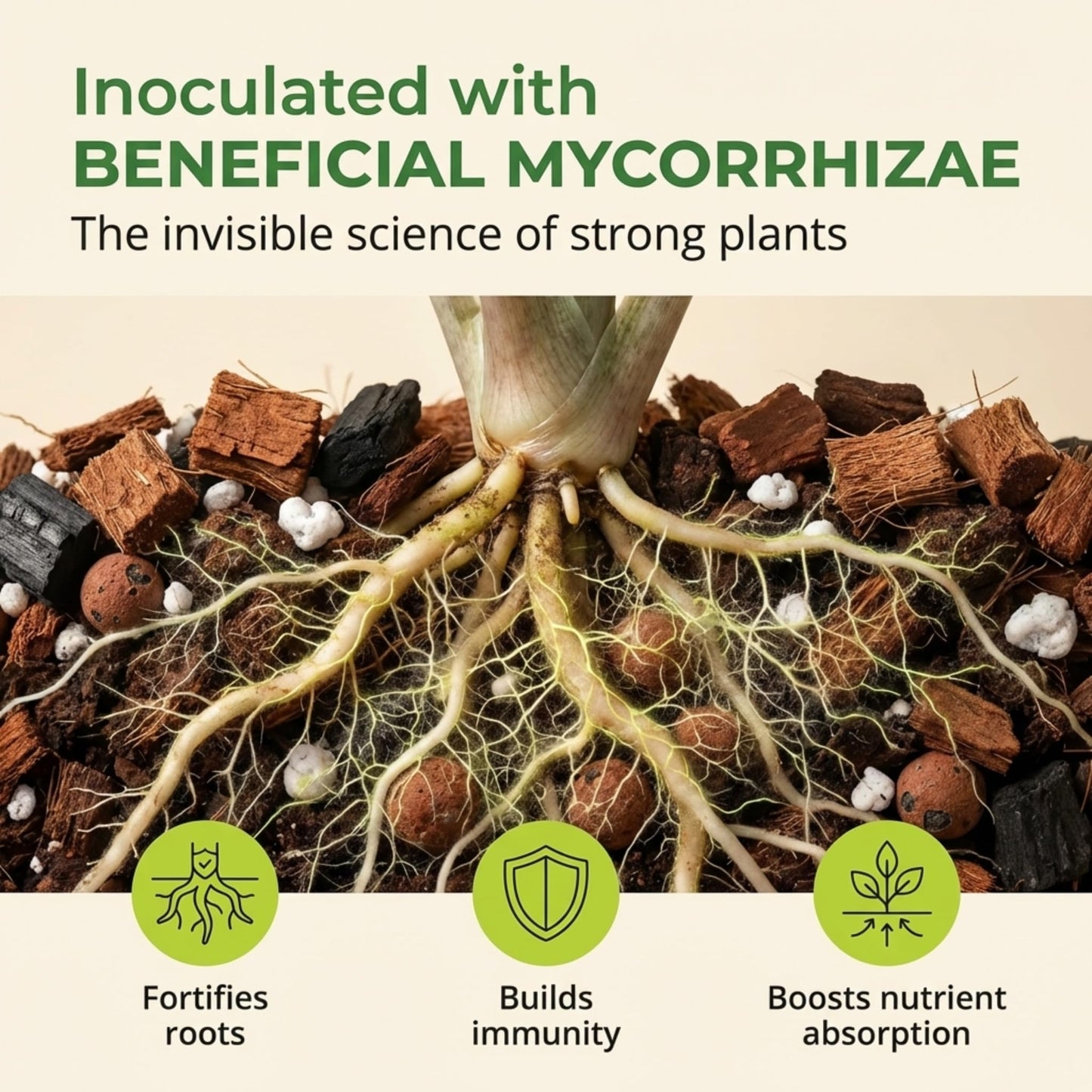 Molly's Aroid Mix - Premium Soilless Potting Mix for Houseplants - Fast Draining Soak Up & Chunky vs. Potting Soil for Indoor Plants - with Bark, Coco Chips, Worm Castings, Mycorrhizae 11 Liters