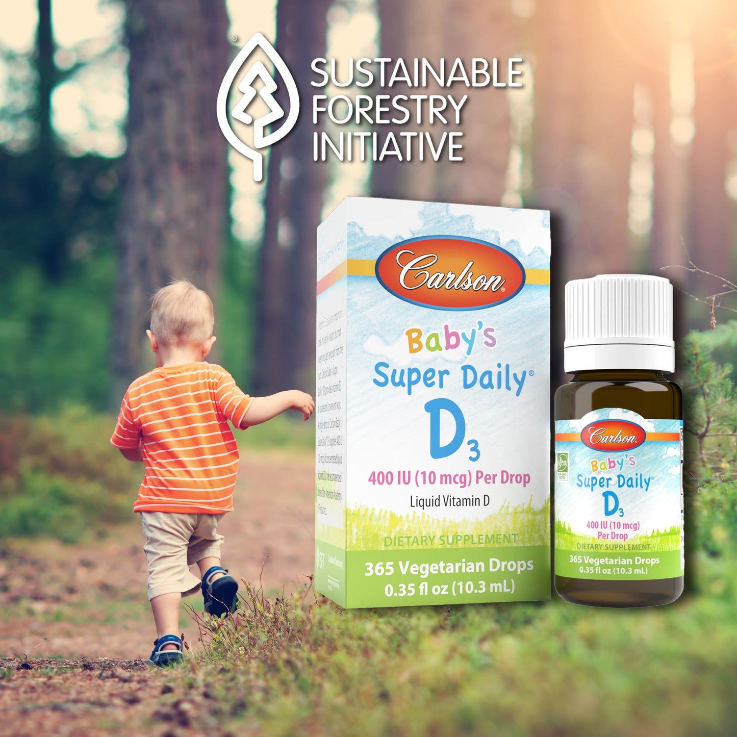 Carlson Laboratories - Kid's Super Daily D3 400 IU (10 mcg)