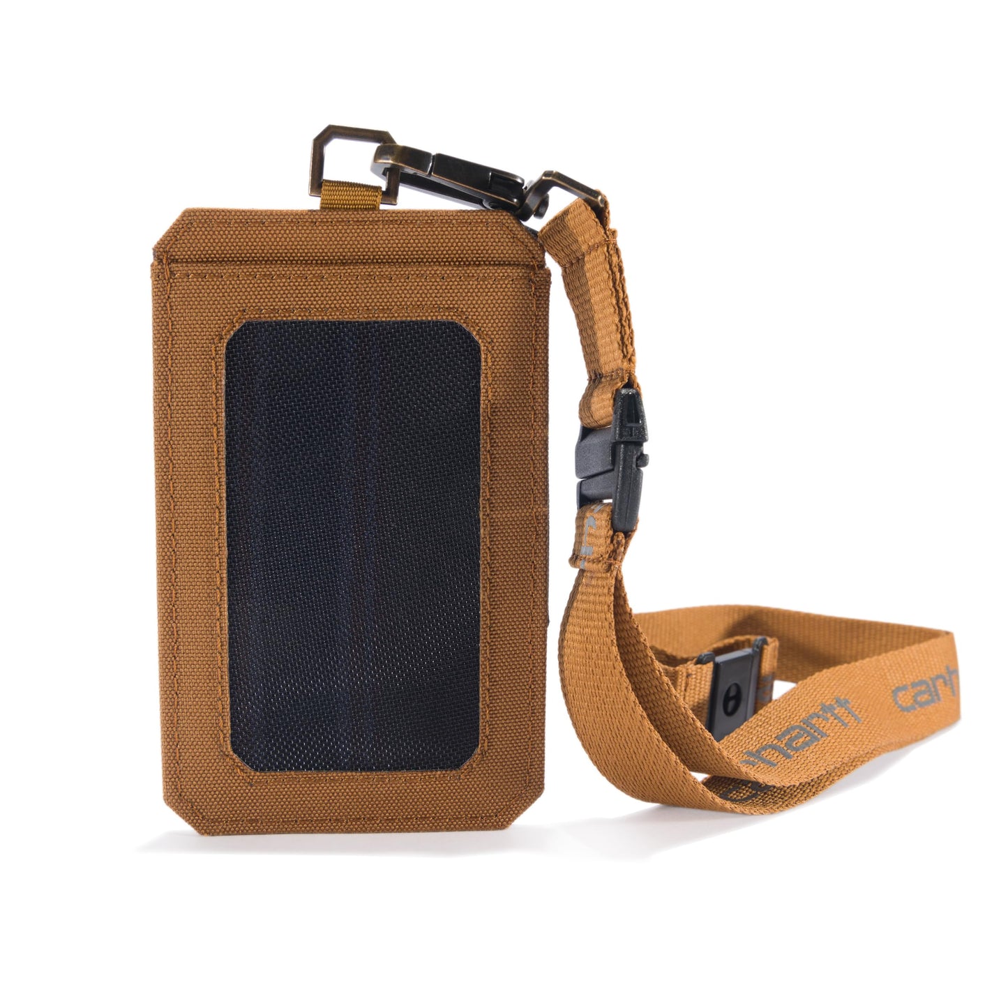 Carhartt Men's B0000247 Nylon Duck ID Holder and Lanyard, Nylon Duck (Carhartt Brown), One Size