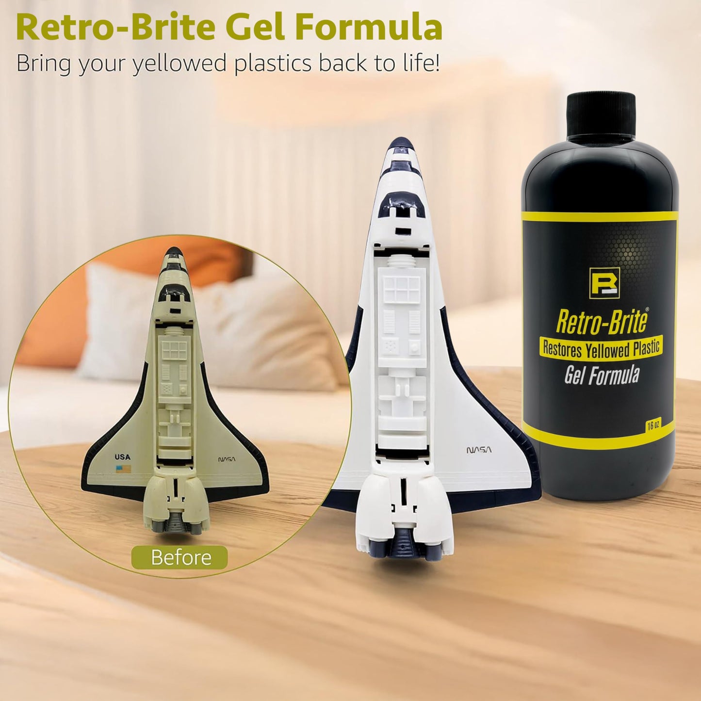 Retro-Brite (Sole Sauce) : Restores Yellowed Plastic (16oz)