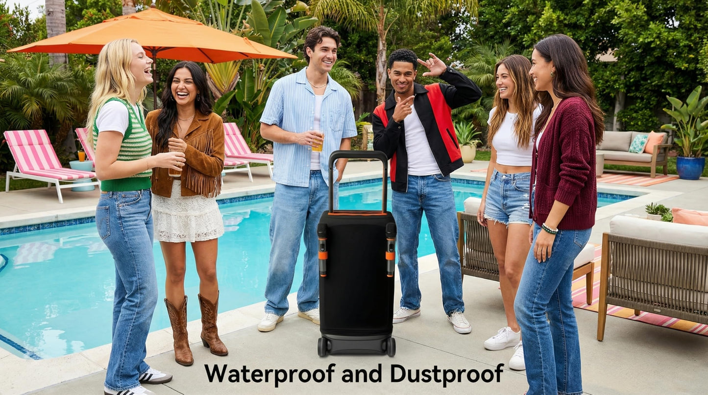 Dust Cover Protective Case for JBL PartyBox 520 Portable Party Speaker, Stretch Dust Case Speaker Cover Soft Protective Sleeve with Elastic Band for JBL PartyBox 520 Speaker（Cover Only））