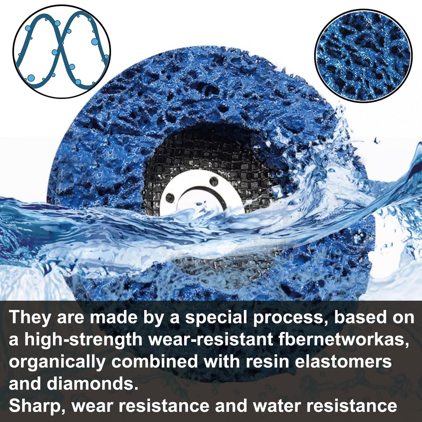 12 PCS Strip Discs Paint Stripper Discs, Wimayo 4-1/2 "x 7/8" Stripping Wheel Rust Remover Grinder Disc for Angle Grinder to Clean and Remove Rust, Paint ＆ Oxidation