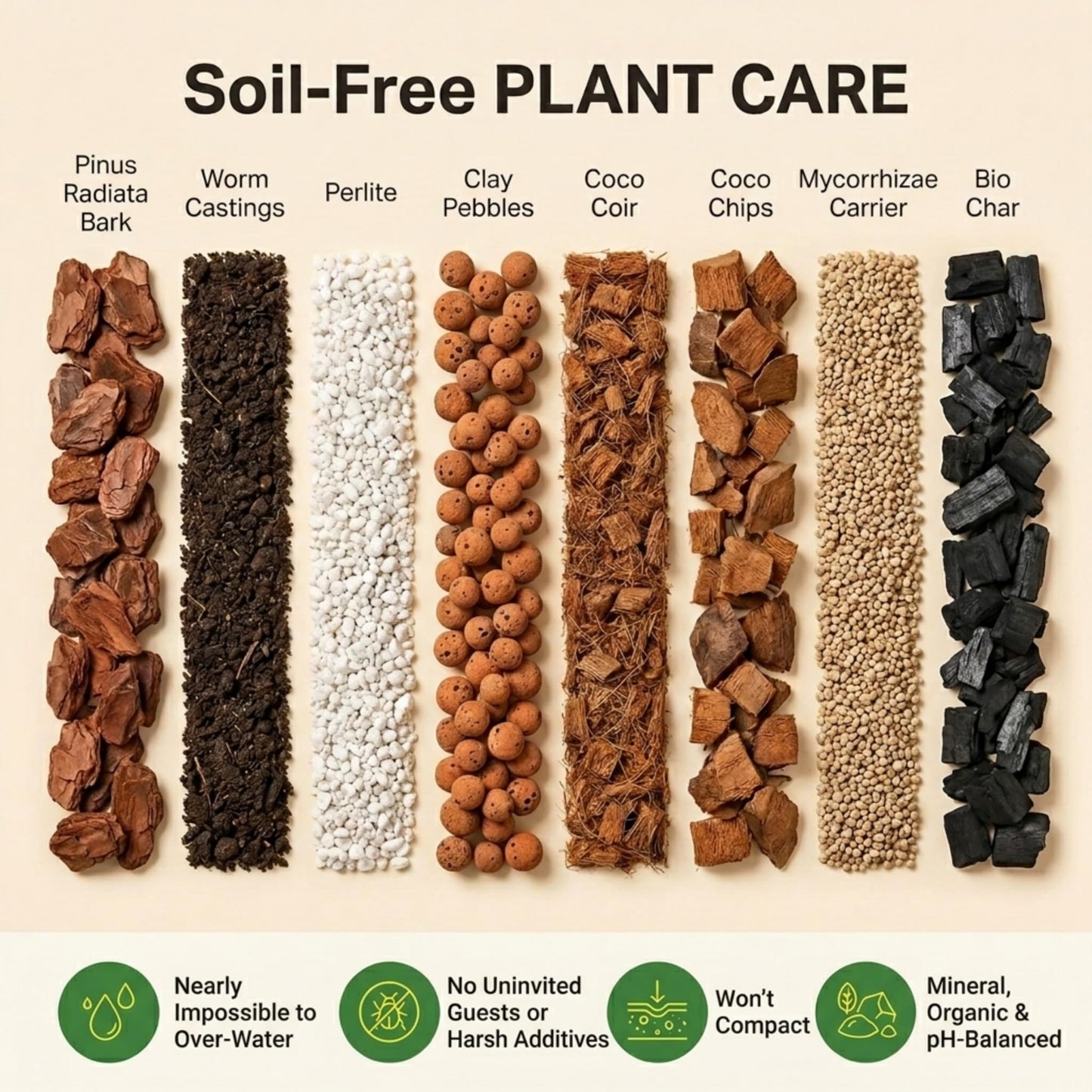 Molly's Aroid Mix - Premium Soilless Potting Mix for Houseplants - Fast Draining Soak Up & Chunky vs. Potting Soil for Indoor Plants - with Bark, Coco Chips, Worm Castings, Mycorrhizae 11 Liters