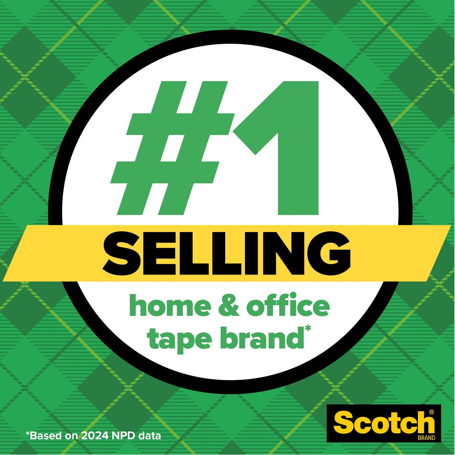 3M Magic Tape, 1-Inch Core, 3/4 x 1000 Inches, 24 Per Pack, Transparent (MMM810K24)