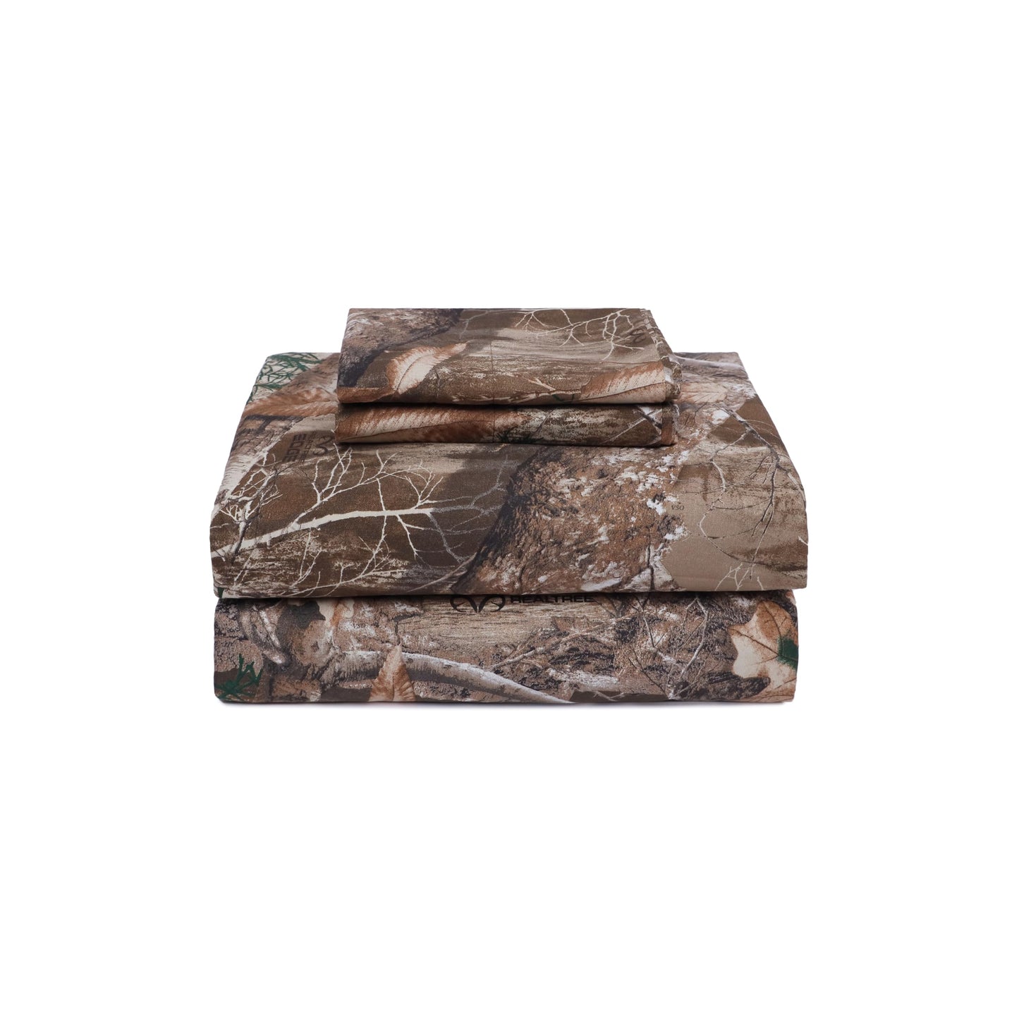 VISI-ONE Realtree Edge King Camo 4 Piece Sheet Set – Lightweight, Cooling, Wrinkle-Free Microfiber 15" Deep Pockets Sheets, Unisex Rustic Western Farmhouse Style Made to Complement All Living Spaces