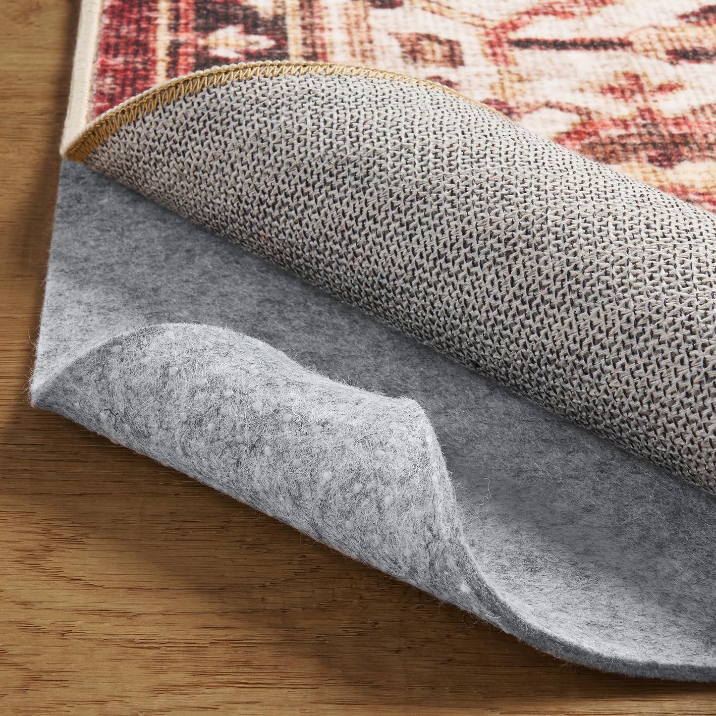 Rug Pad-Non Slip Felt Rug Pad 5x7ft-Rug Gripper for Area Rugs 1/4" Extra Thick Felt -Carpet Protector Rug Pads Carpet Underlay